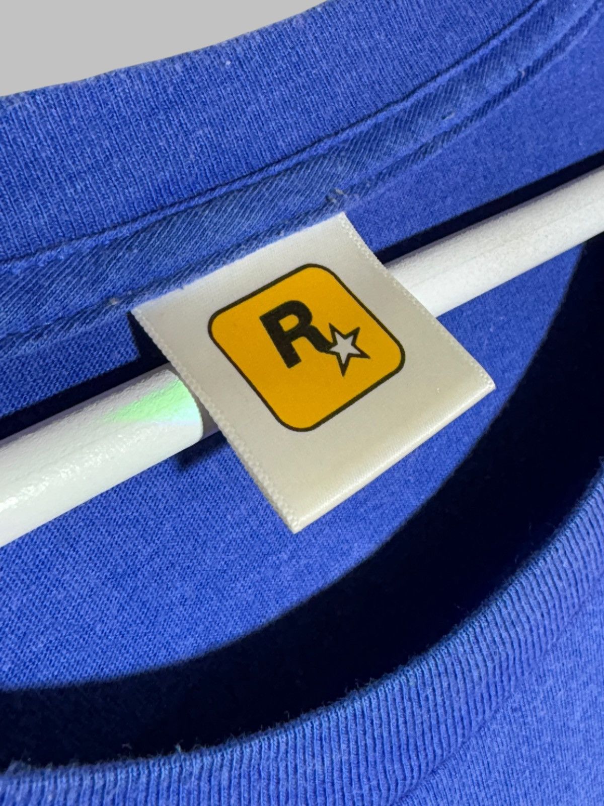 Rockstar Games 🔥 ROCKSTAR GAMES LOGO TEE GTA RARE PROMO VINTAGE VIBES Size US L / EU 52-54 / 3 - 7 Thumbnail