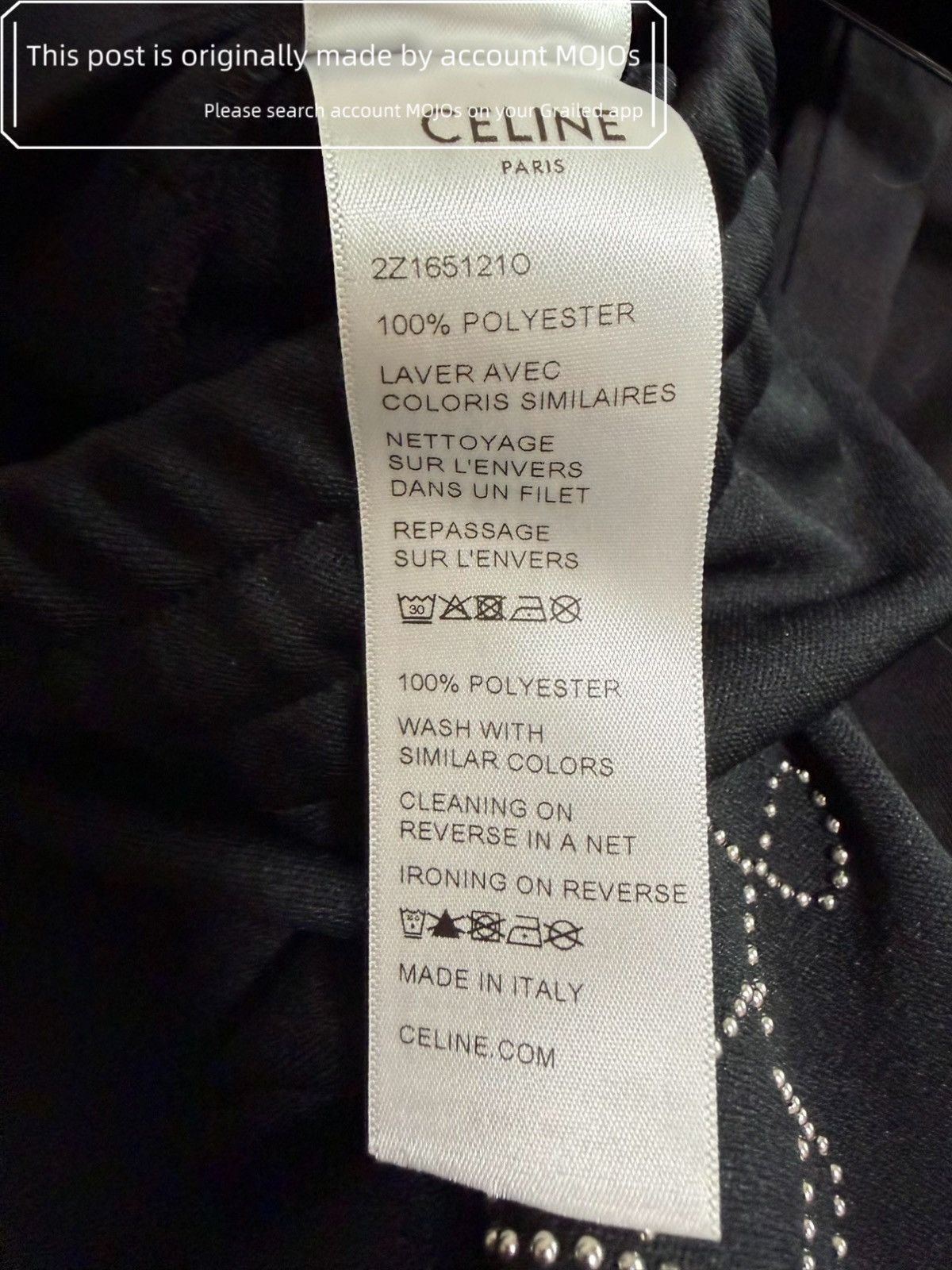 Celine Sz M Celine 22AW Rivet Logo Sweatpants mojos105154 Size US 32 / EU 48 - 7 Thumbnail
