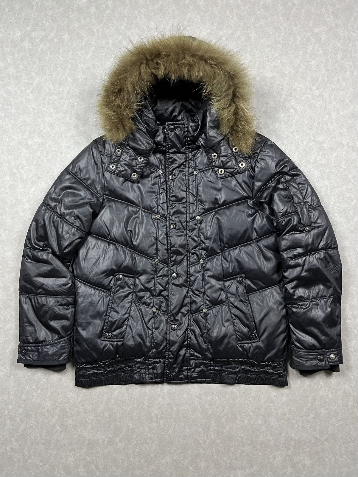 Japanese Brand Lgb iswn style puffer fur jacket Size US L / EU 52-54 / 3 - 1 Thumbnail