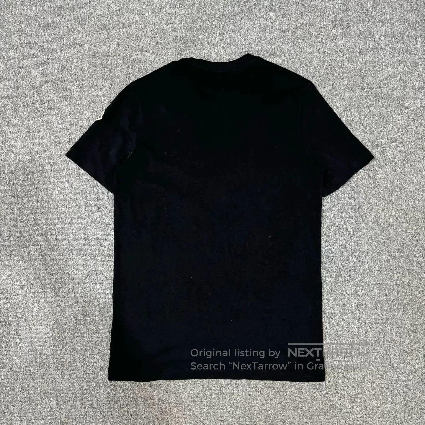 Moncler Moncler Black Chest Logo Short-Sleeve T-Shirt. Size US M / EU 48-50 / 2 - 2 Thumbnail