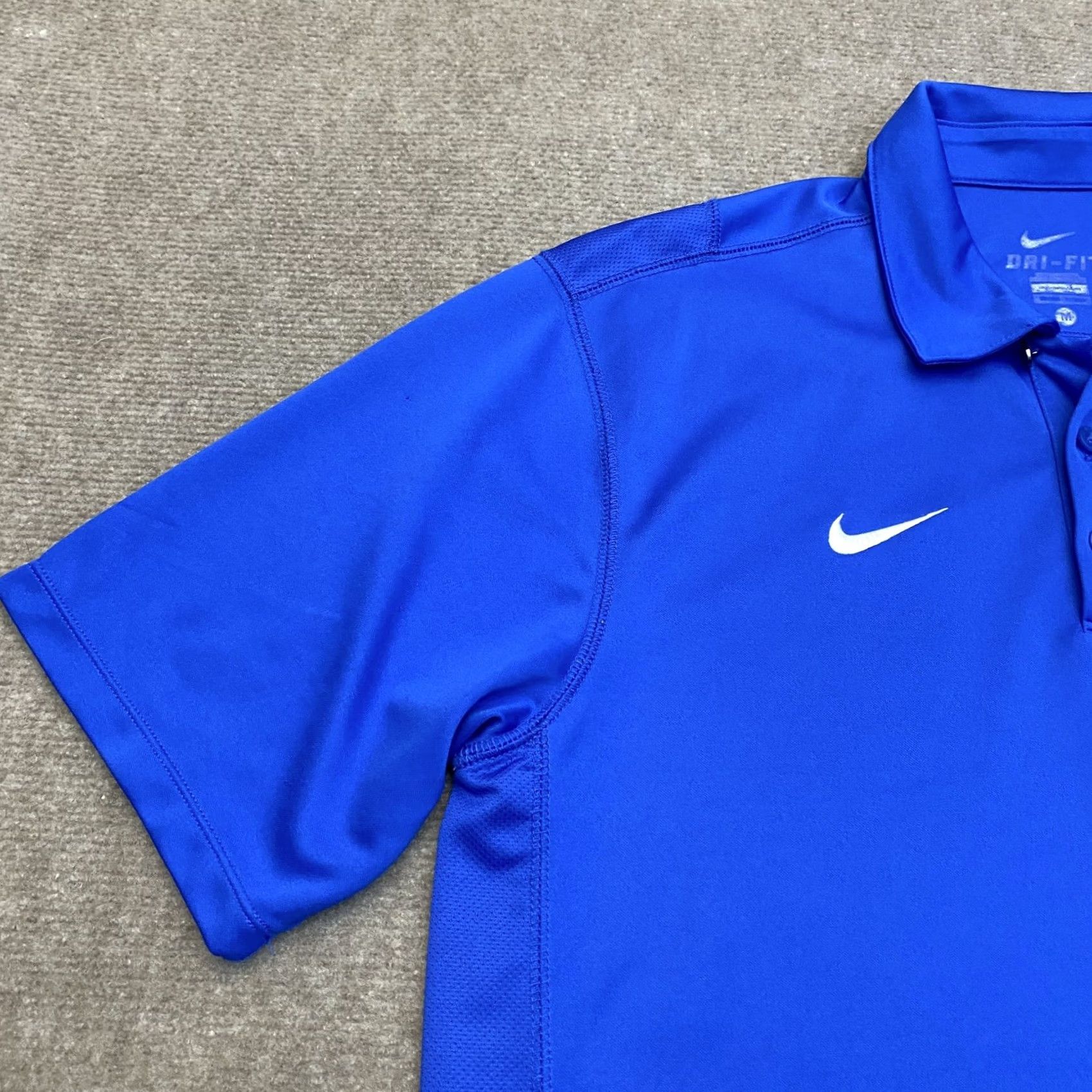Nike Nike Polo Shirt Mens M Blue Viking Logo Dri Fit Short Sleeve Golf Casual Size US M / EU 48-50 / 2 - 5 Thumbnail