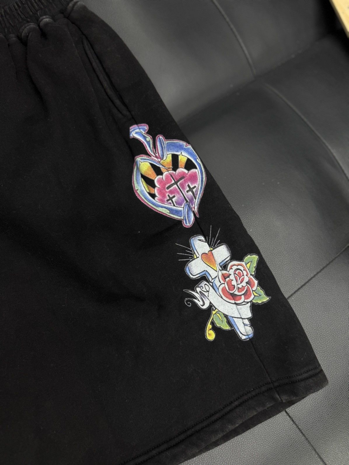 Other We Are Righteous Black Cotton Shorts Size XL (NEW) Size US 34 / EU 50 - 4 Thumbnail