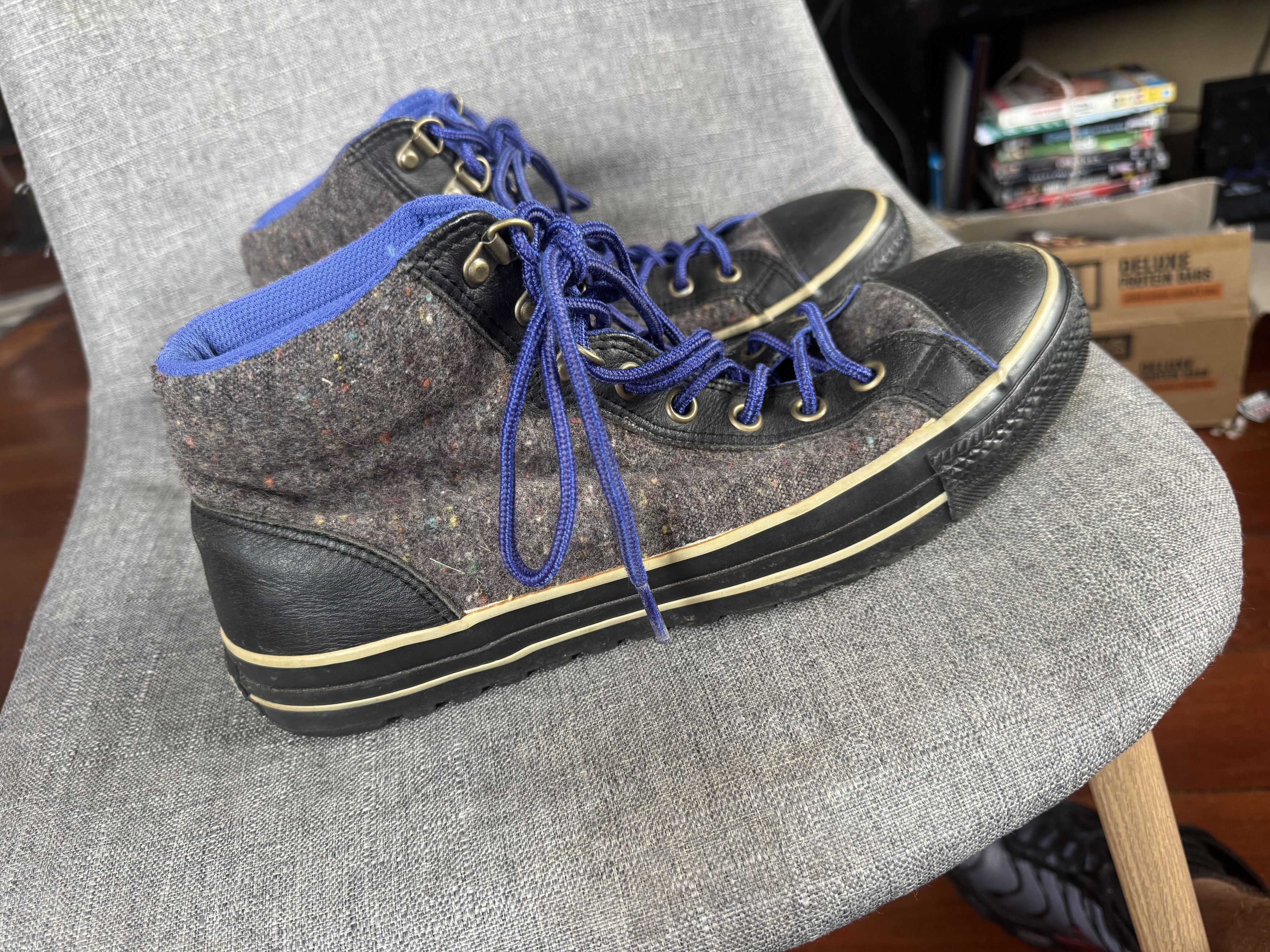 Converse Converse Japan 2010 Grunge MidArchive Wool/Leather Size US 10.5 / EU 43-44 - 3 Thumbnail