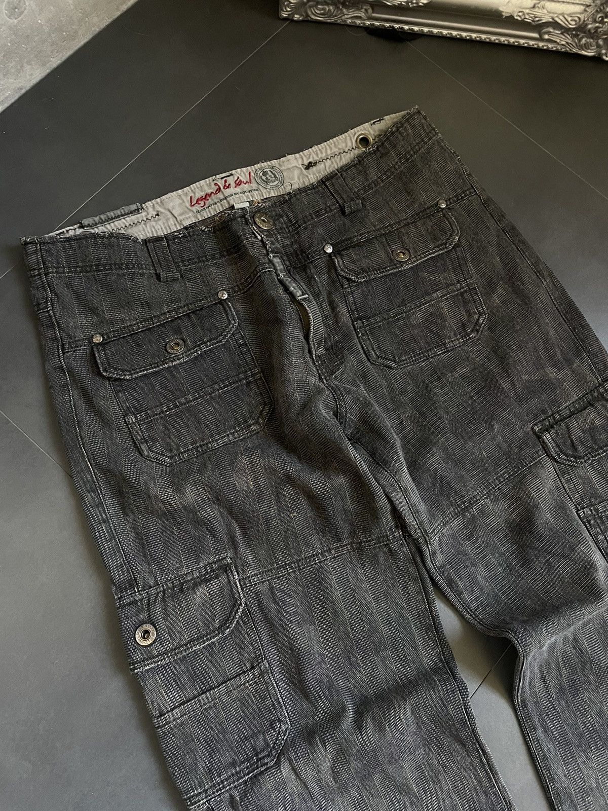 20471120 × Japanese Brand Vintage Baggy Cargo Pants Skate Camo Undercover Style Y2k Size US 34 / EU 50 - 8 Thumbnail