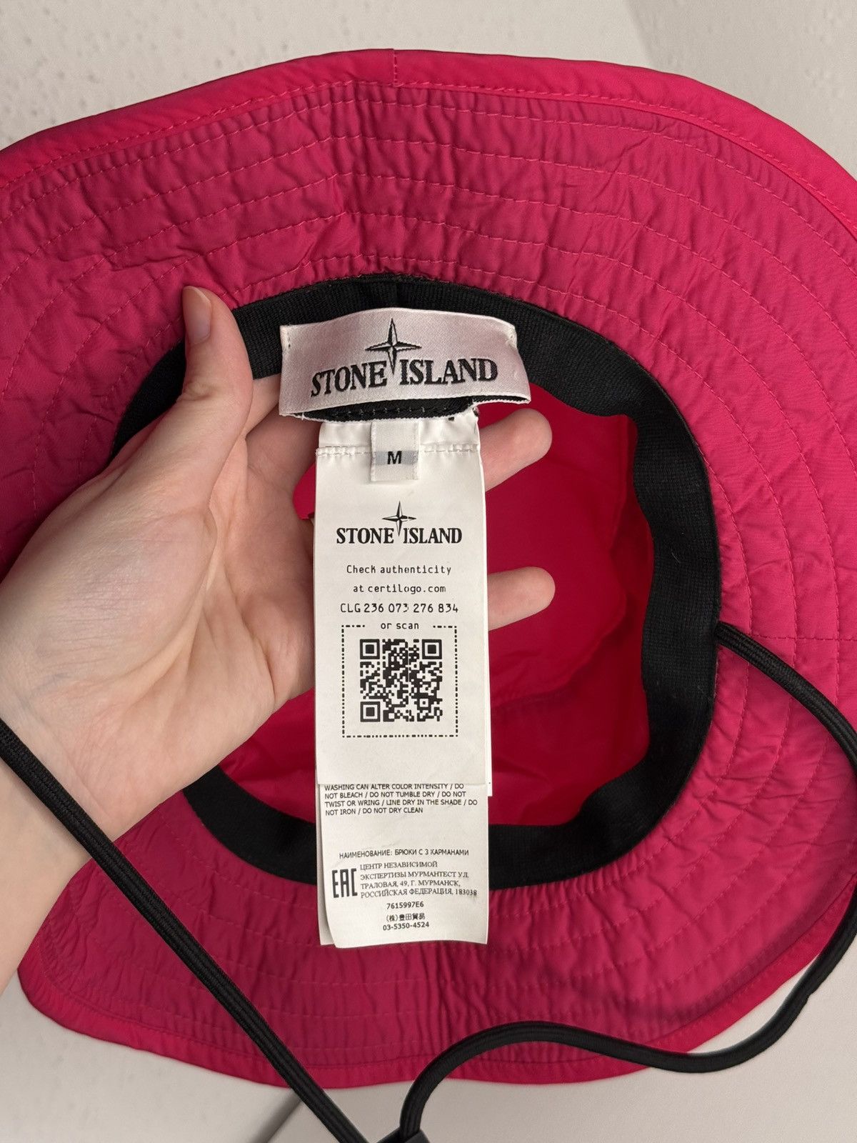 Stone Island Stone Island Bucket Hat Size M Size ONE SIZE - 4 Thumbnail