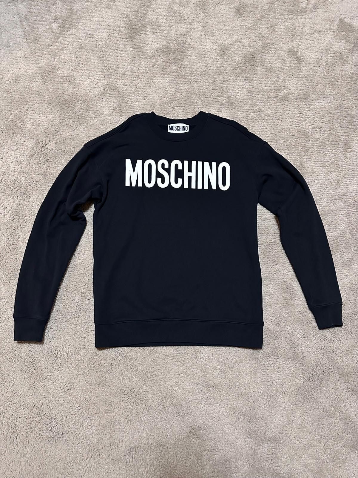 Moschino Moschino Sweatshirt Black Printed sz 48 Mens Size US M / EU 48-50 / 2 - 1 Thumbnail