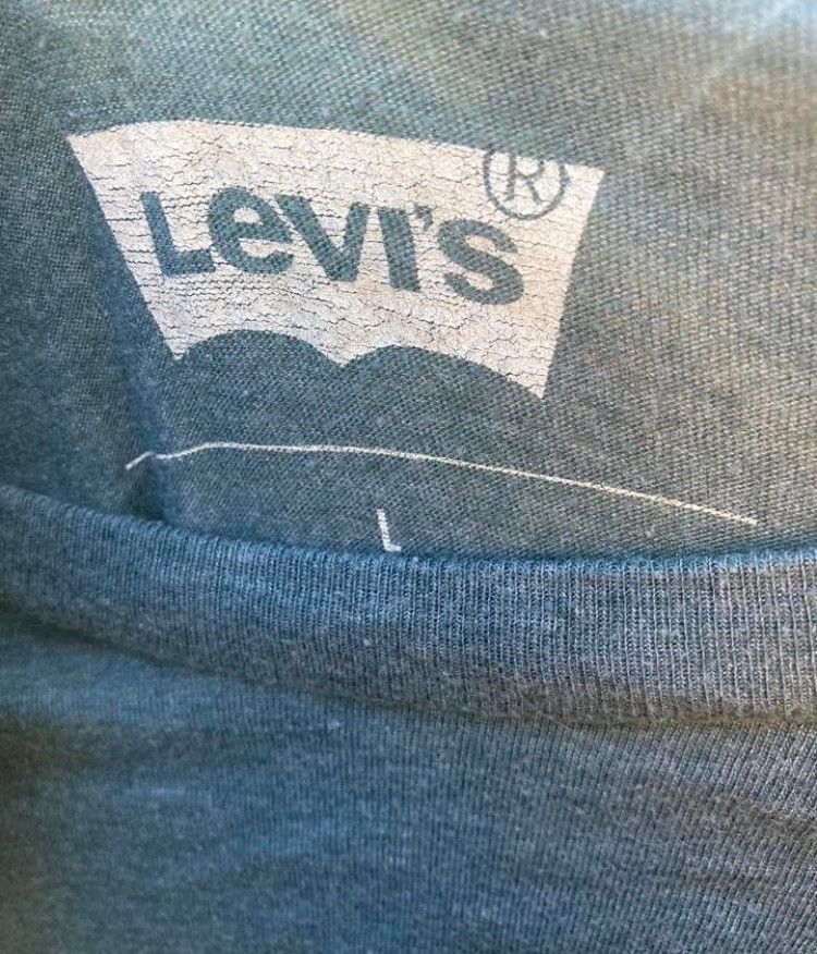 Levi's Levi's Blue Graphic Long Sleeve Tee Size US L / EU 52-54 / 3 - 4 Thumbnail