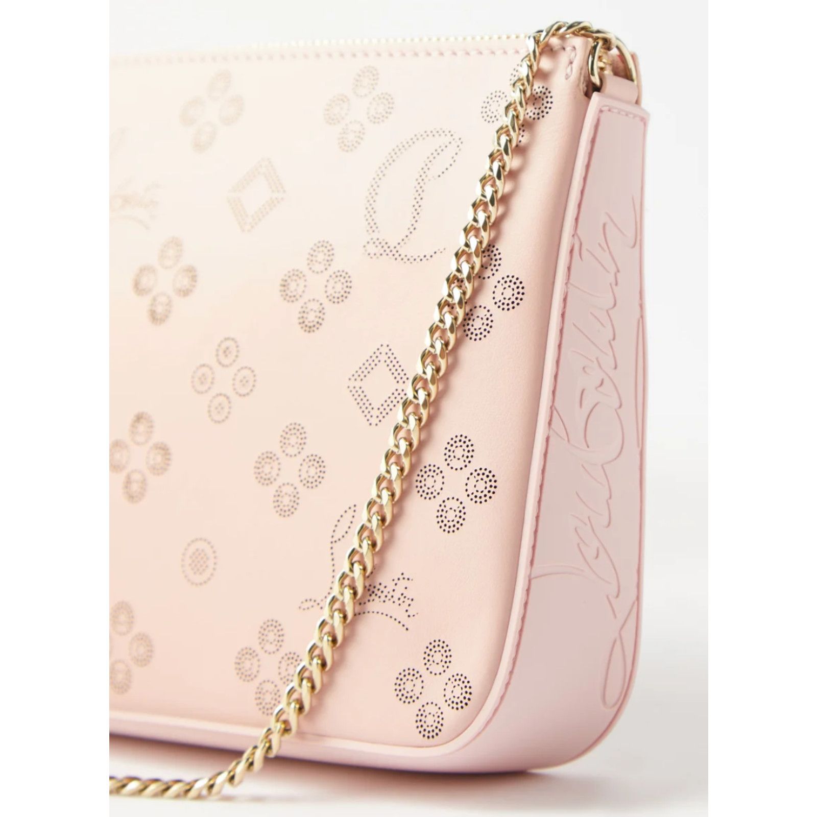 Christian Louboutin Christian Louboutin Leather Pouch Chain Shoulder Clutch Bag Size ONE SIZE - 10 Thumbnail
