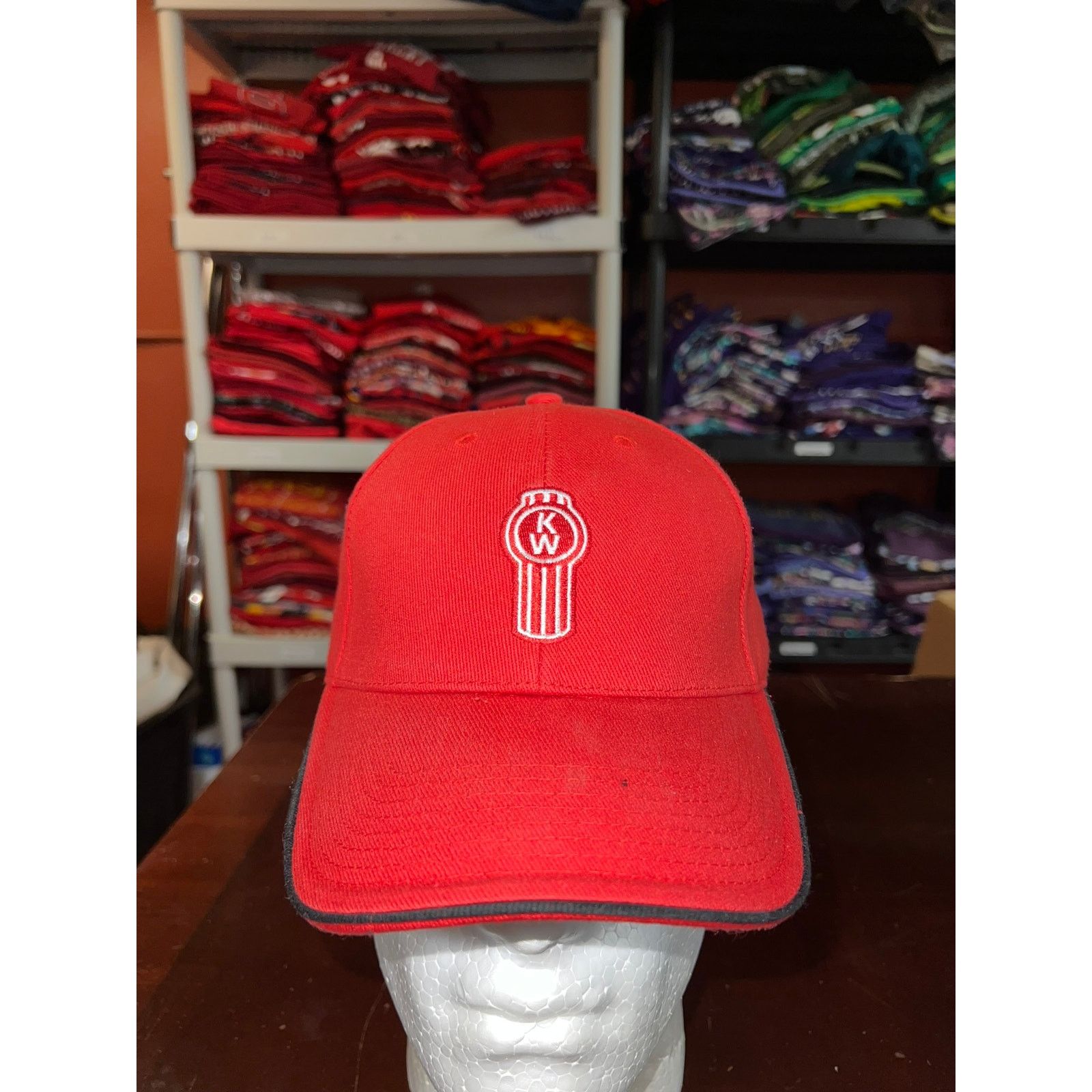 Vintage Vintage Kenworth Red Hat Baseball Style Cap headwear Size ONE SIZE - 1 Thumbnail