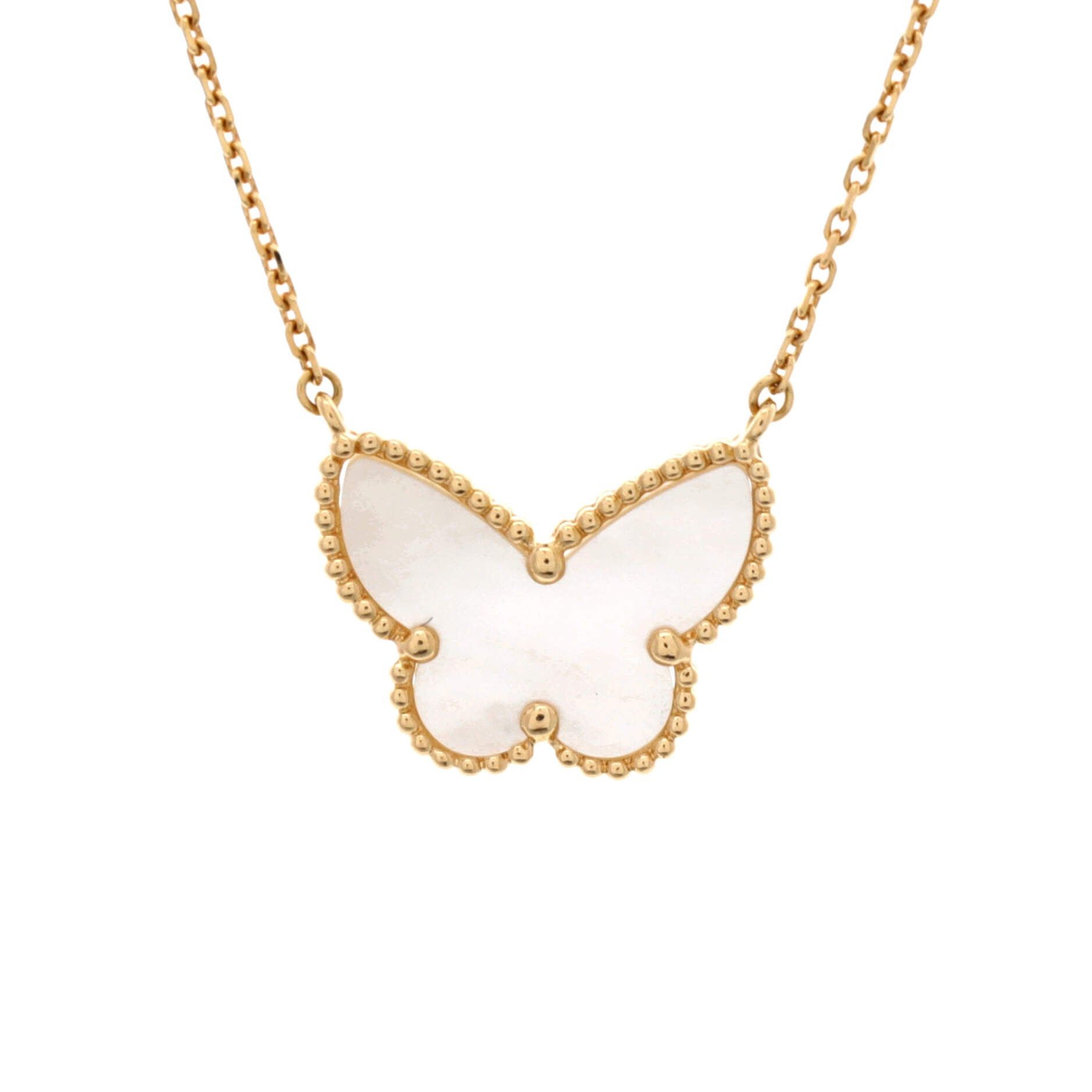 Van Cleef & Arpels Lucky Alhambra Butterfly Pendant Necklace Size ONE SIZE - 1 Thumbnail