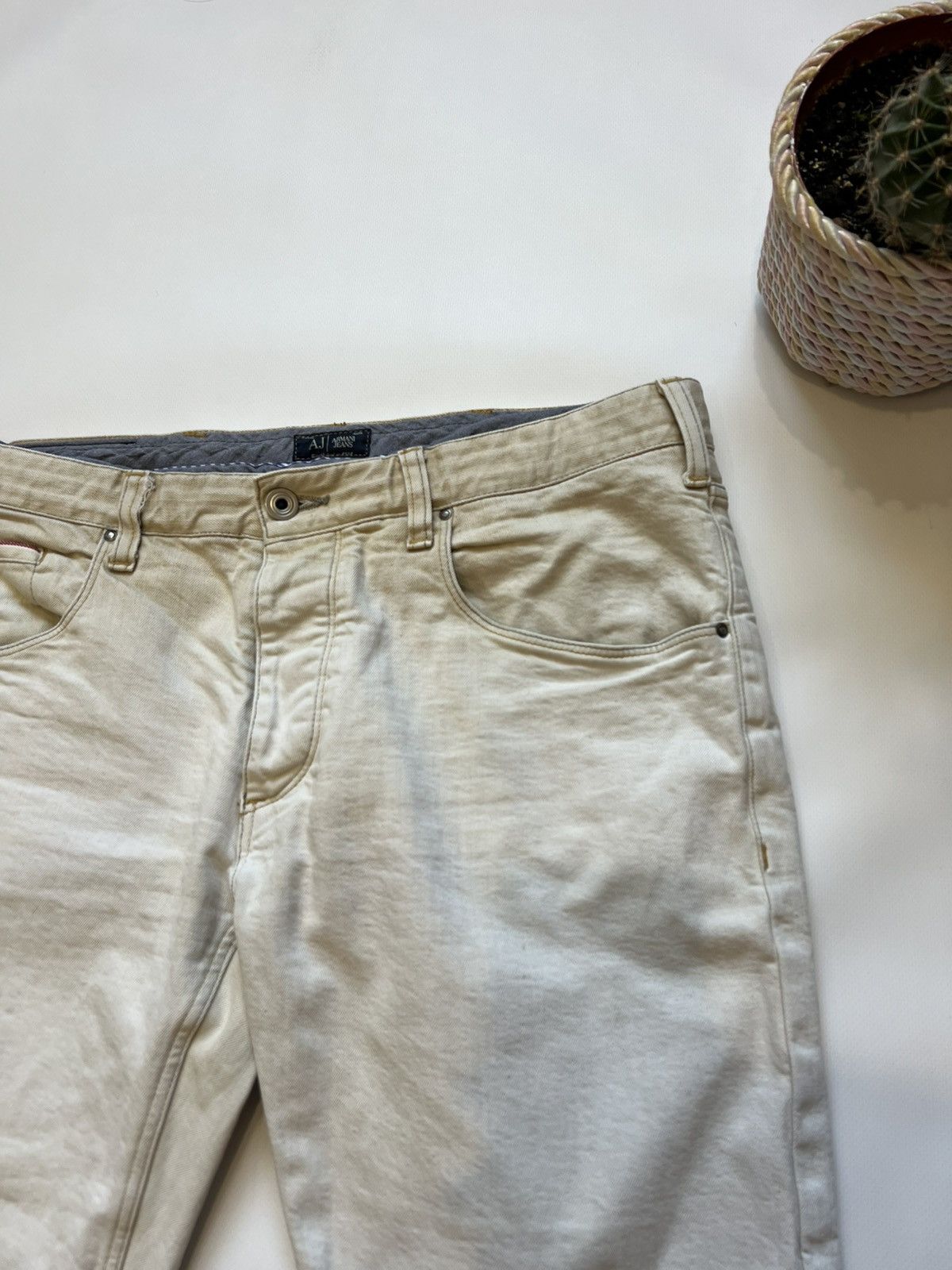 Armani Armani Jeans Denim Shorts Rare Size US 33 - 7 Thumbnail