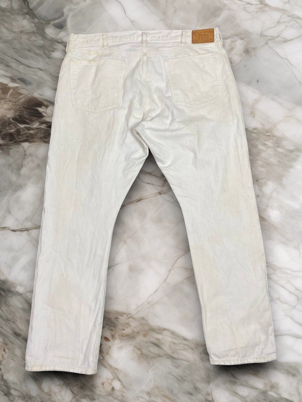 Polo Ralph Lauren vintage polo ralph lauren redline selvedge white denim Size US 44 / EU 60 - 2 Thumbnail