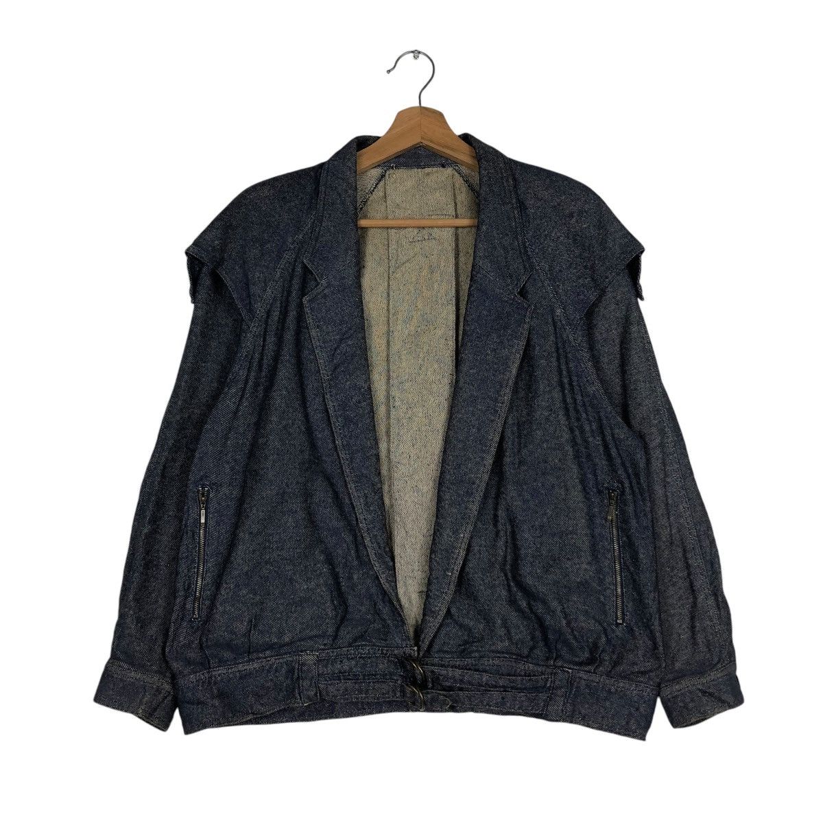 Japanese Brand 🔥VINTAGE BIKER BOMBER JACKET BONDAGE PARACHUTE ISSEY MIYAKE Size US M / EU 48-50 / 2 - 3 Thumbnail