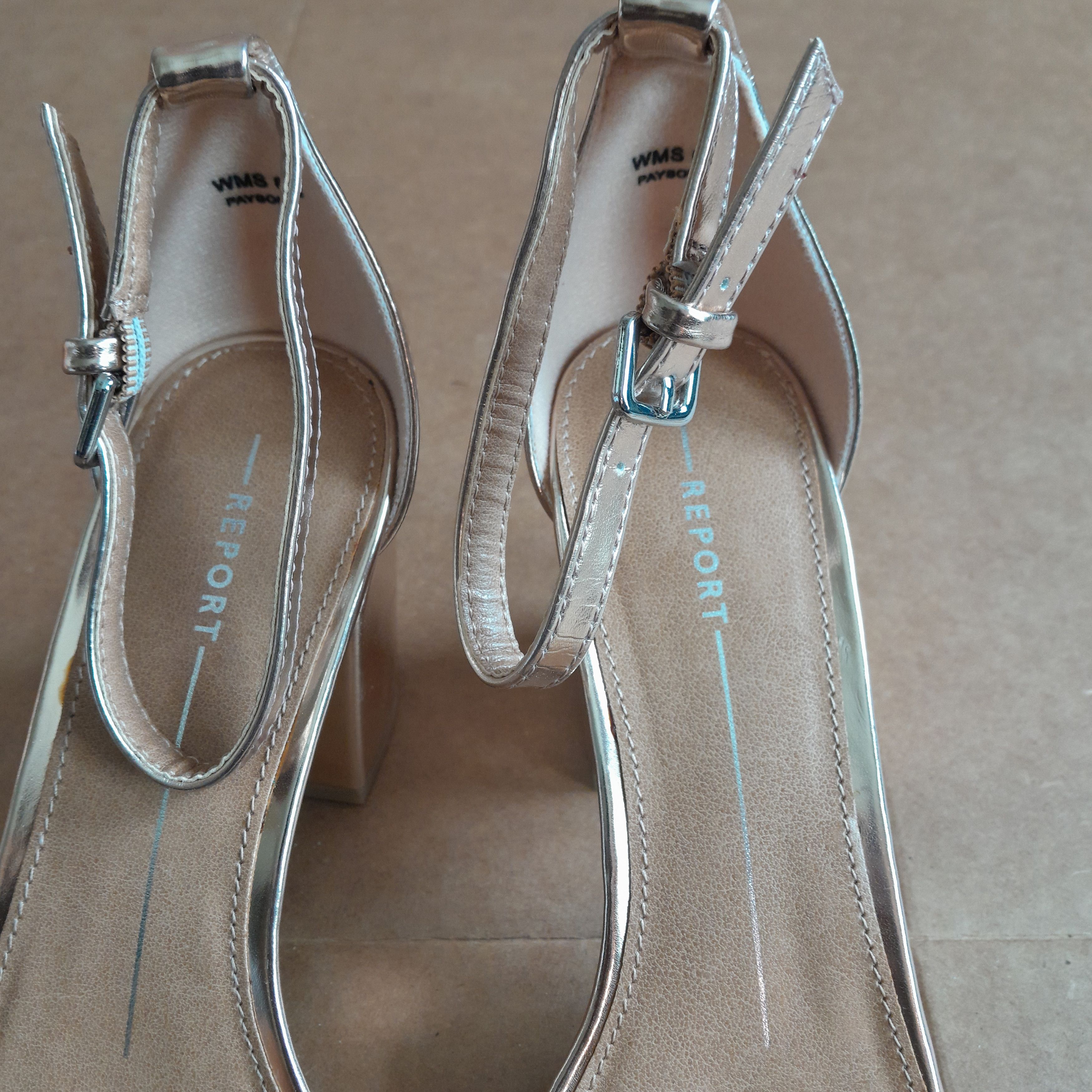 Other Report Women’s Payson Rose Gold Block Heel Shoes Size US 6.5 / IT 36.5 - 3 Thumbnail