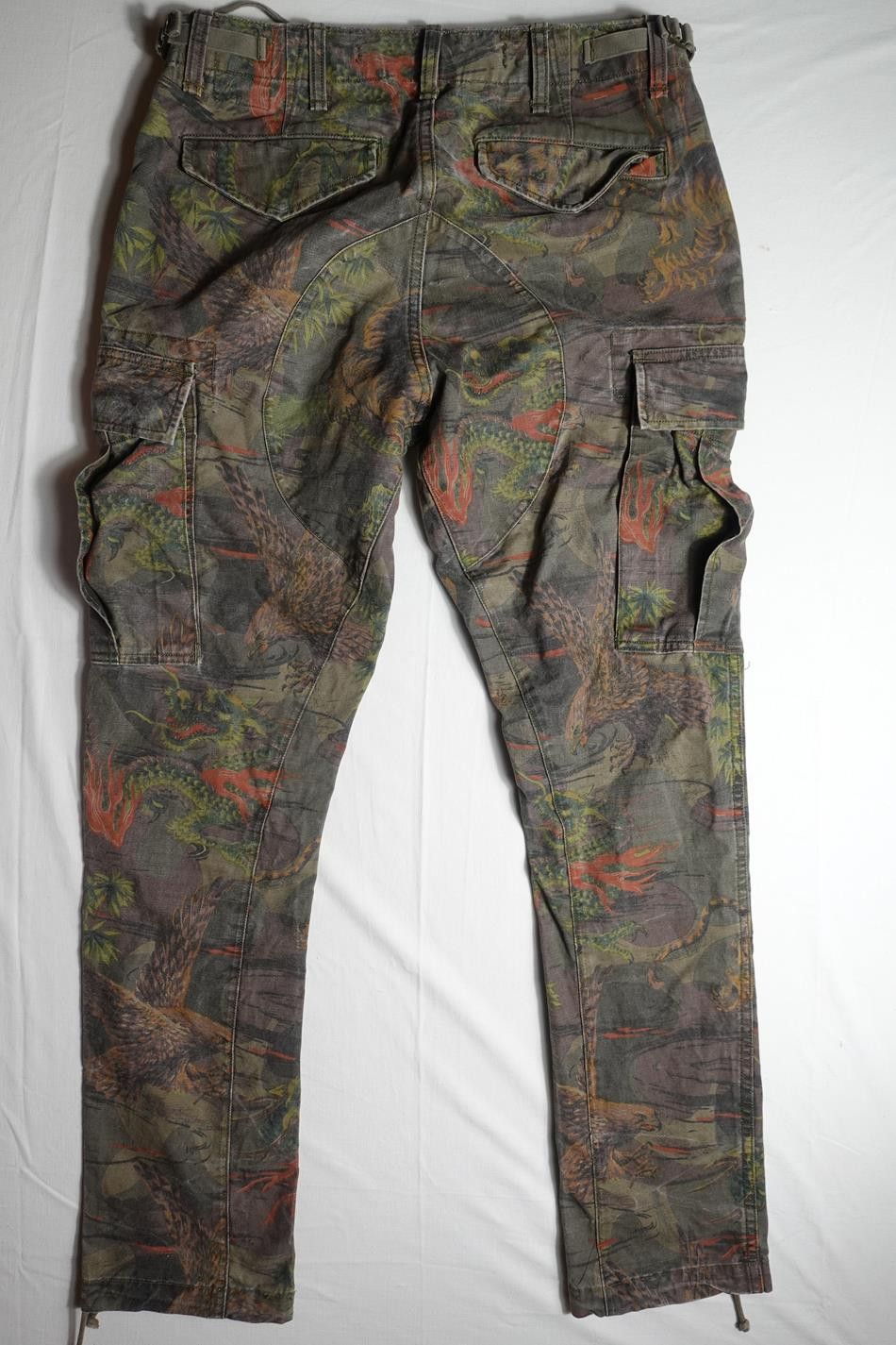 Polo Ralph Lauren Polo Ralph Lauren Pants Camo Military Tiger Dragon 28/32 Size US 28 / EU 44 - 2 Thumbnail