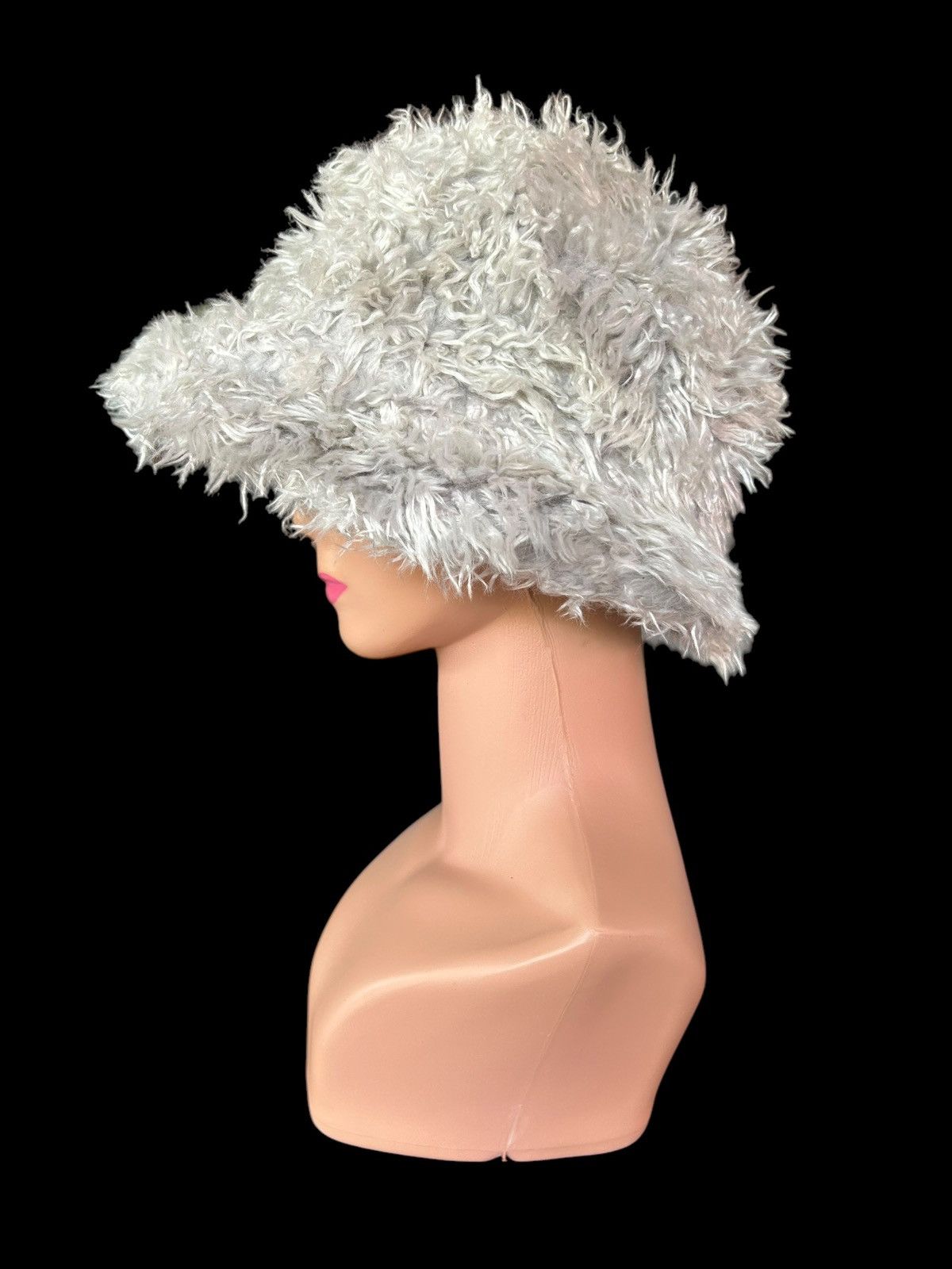 Japanese Brand × Kapital × Vintage Mohawk Japanese Punk Bondage Style Fur Bucket Hats Size ONE SIZE - 2 Thumbnail