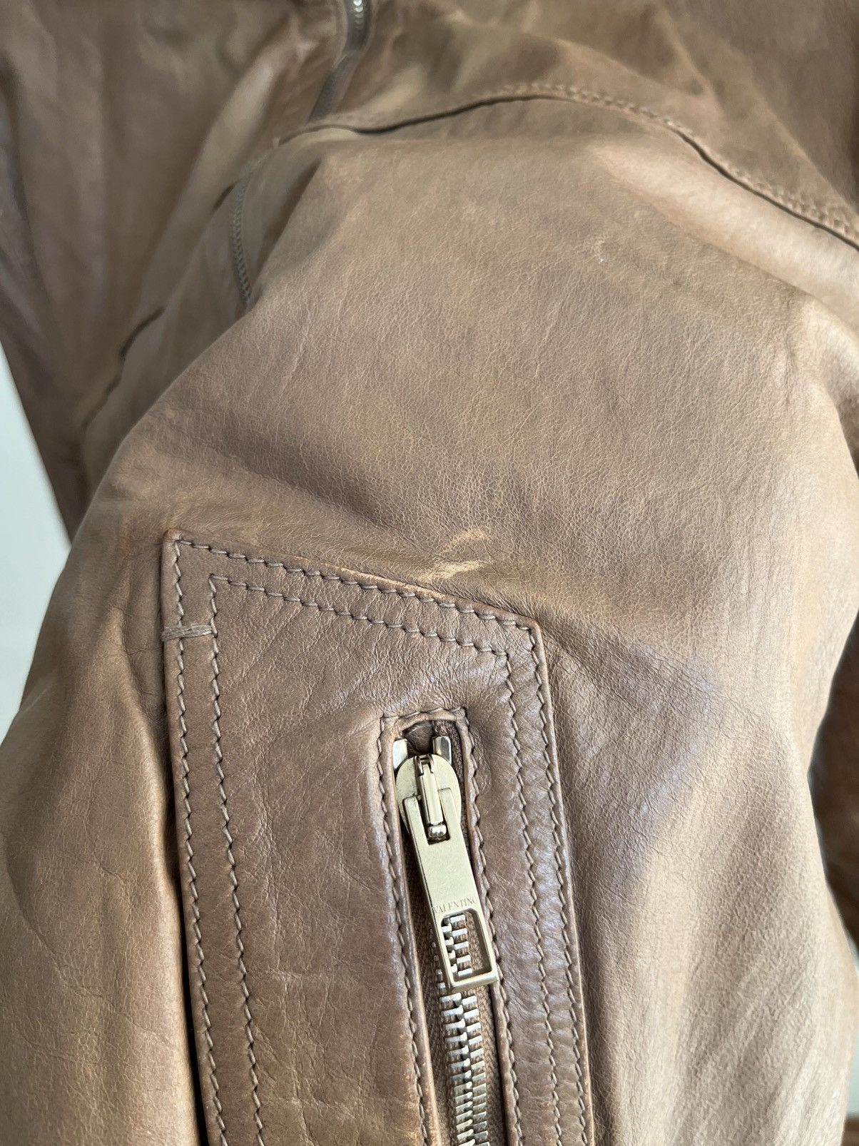 Valentino Rare Valentino Garavani SS12 hidden hood lamb leather jacket Size US M / EU 48-50 / 2 - 9 Thumbnail