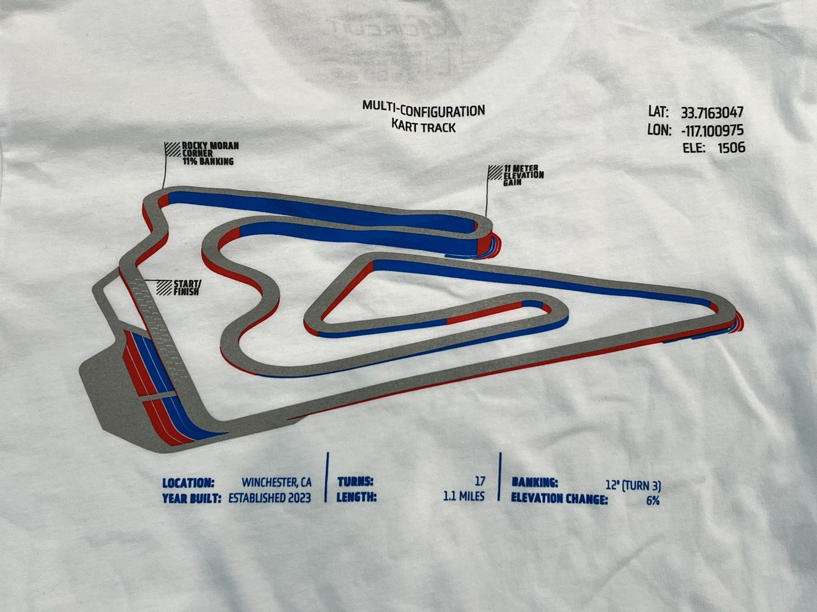Other NEW k-1 circuit racing Winchester course tshirt sz L Size US L / EU 52-54 / 3 - 8 Thumbnail