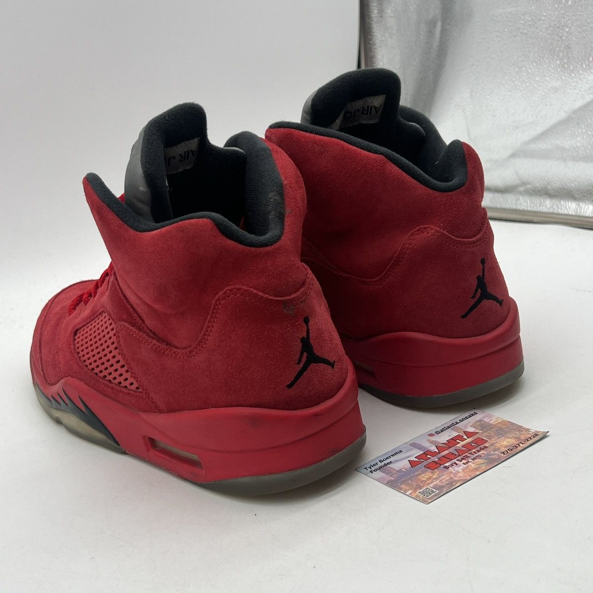 Jordan Brand Air Jordan 5 red suede Size US 12 / EU 45 - 4 Thumbnail