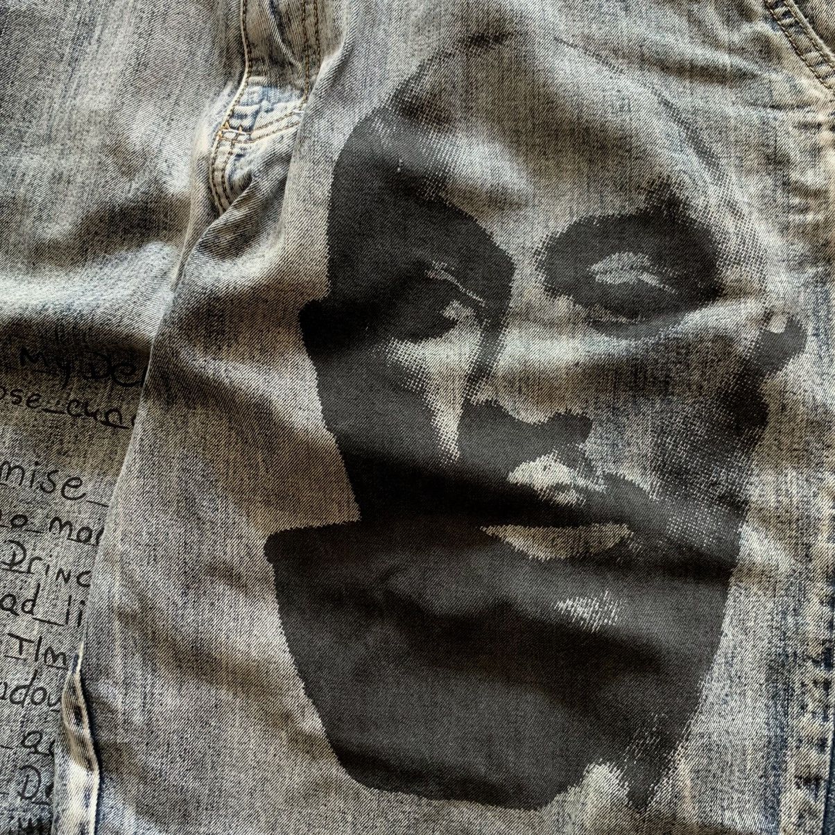 Makaveli Vintage Y2K Makaveli 2Pac Shakur Baggy Pants Size US 34 / EU 50 - 7 Thumbnail
