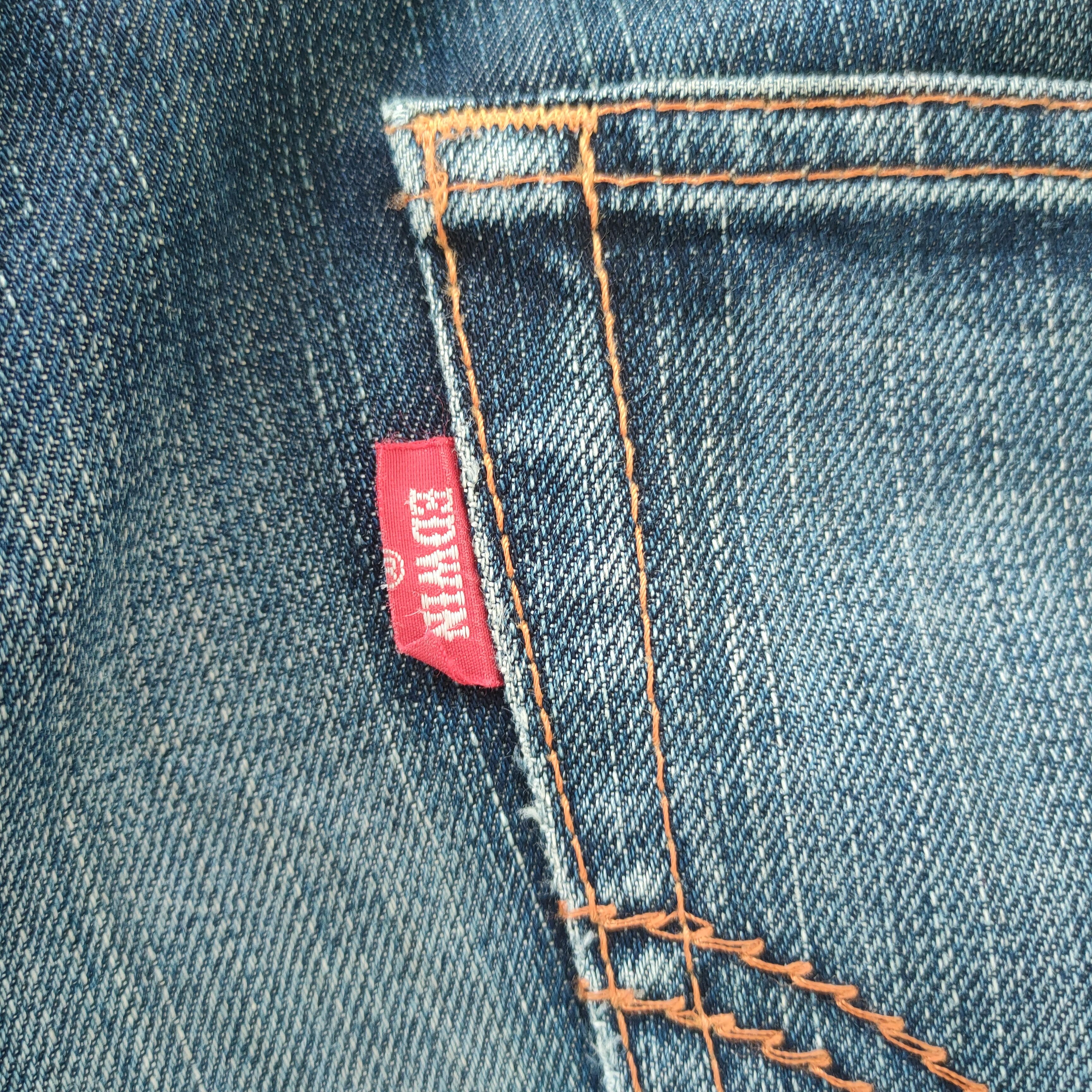 Edwin W36 VINTAGE EDWIN FADED DISTRESSED JEANS DENIM PANTS Size US 36 / EU 52 - 11 Thumbnail
