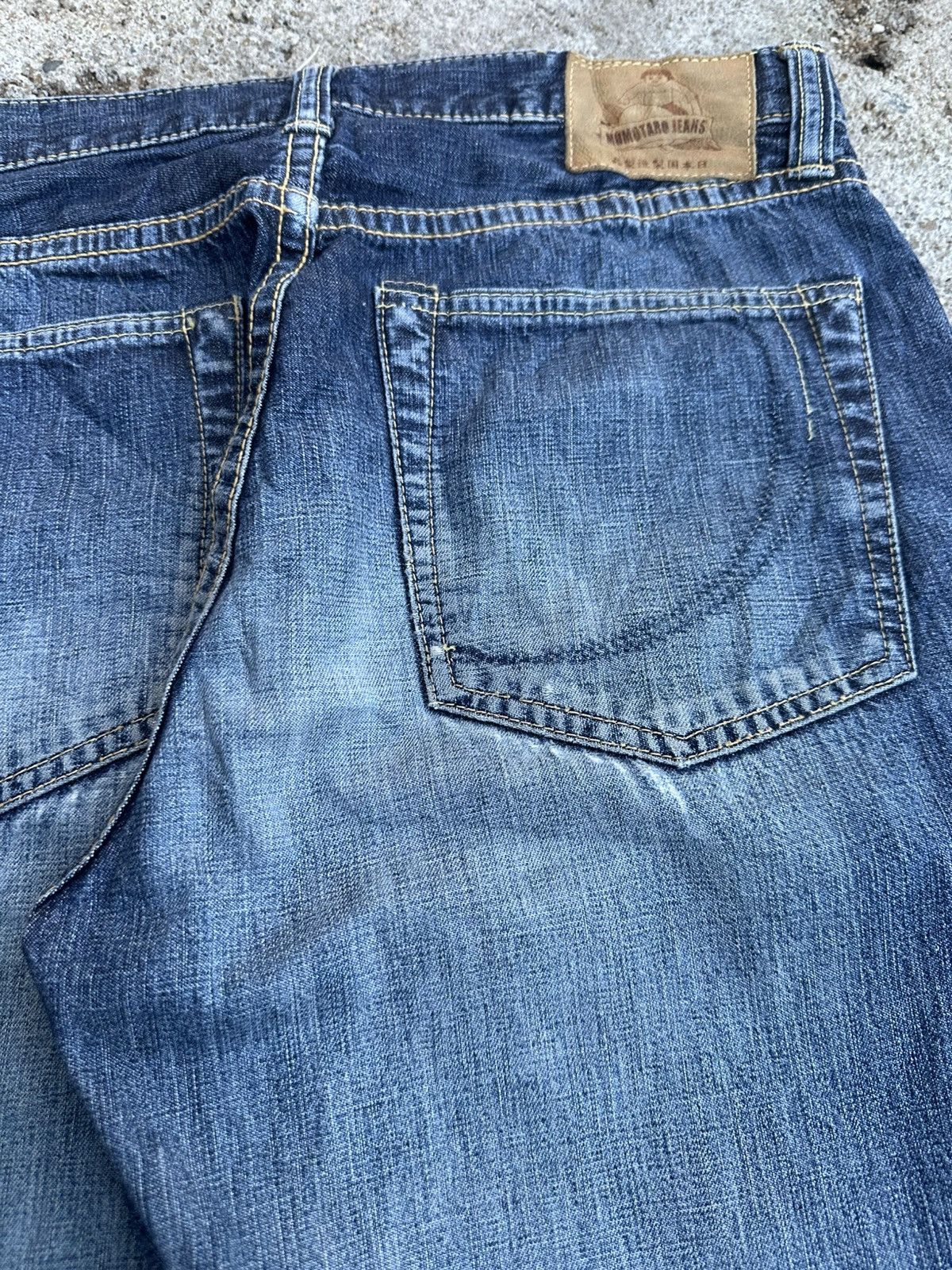 Momotaro Jeans Momotaro Selvedge Distressed Jeans Denim W29 Size US 29 - 14 Thumbnail