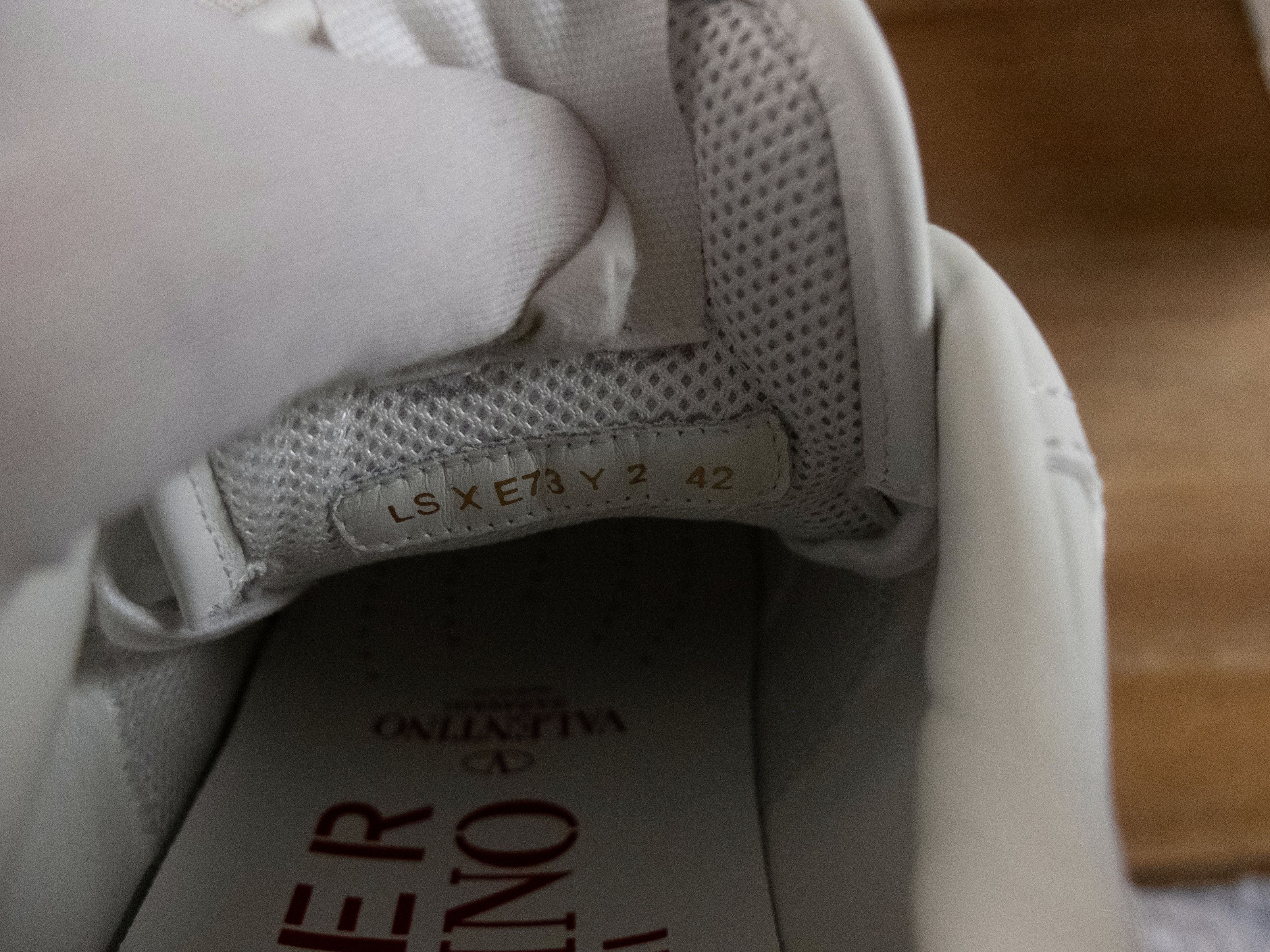 Valentino VALENTINO Atelier white Camouflage leather sneakers 9 42 Size US 9 / EU 42 - 8 Thumbnail