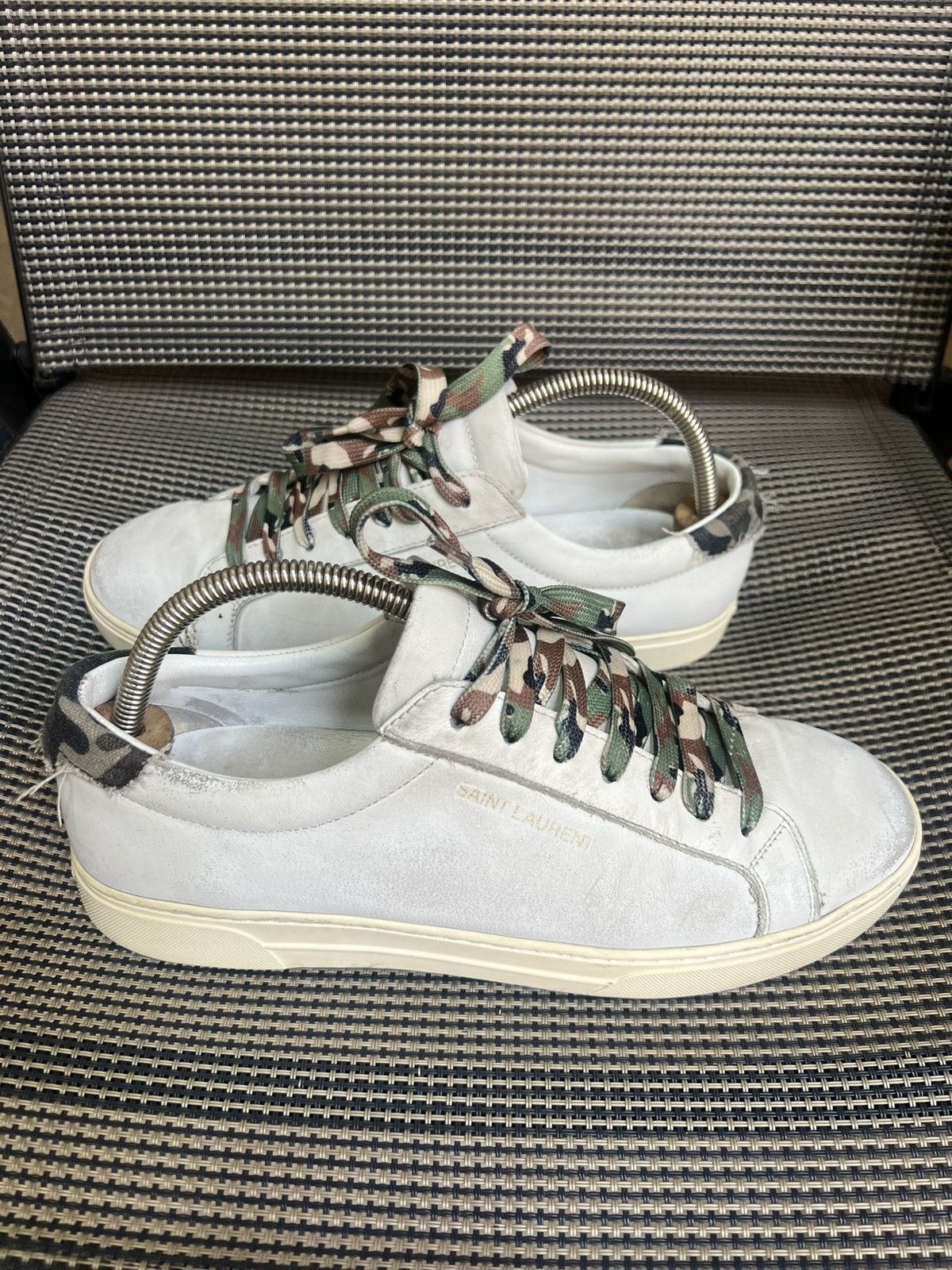 Saint Laurent Paris Saint Laurent Andy Camo Size US 6 / EU 39 - 6 Thumbnail