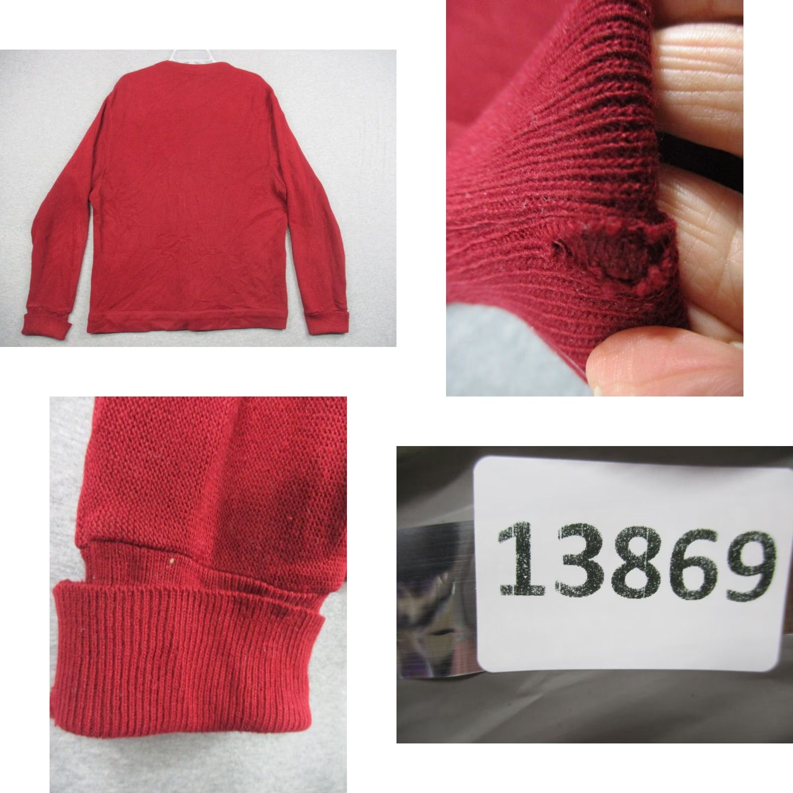 Izod VINTAGE IZOD Cardigan Sweater Men’s XL Red Grandpa Preppy Made in USA Size US XL / EU 56 / 4 - 8 Thumbnail