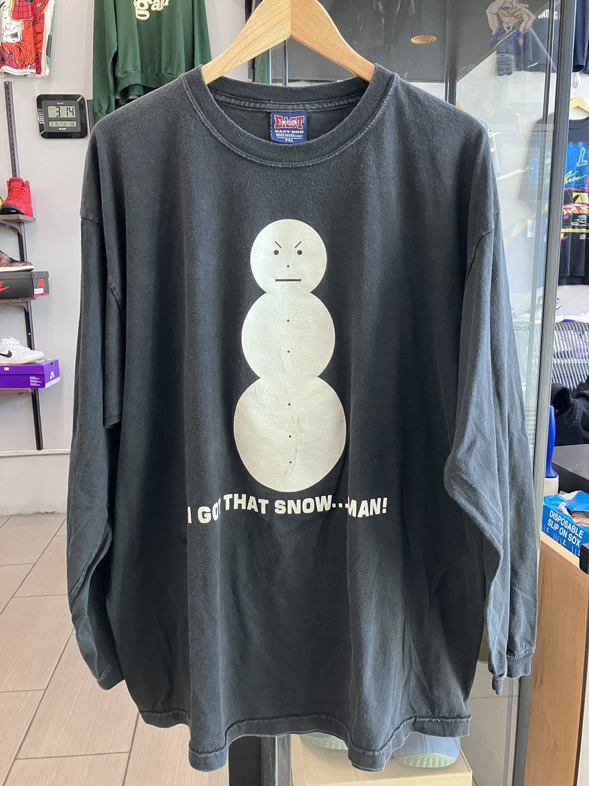 Men's Vintage East End deals Jeezy Snowman T-Shirt