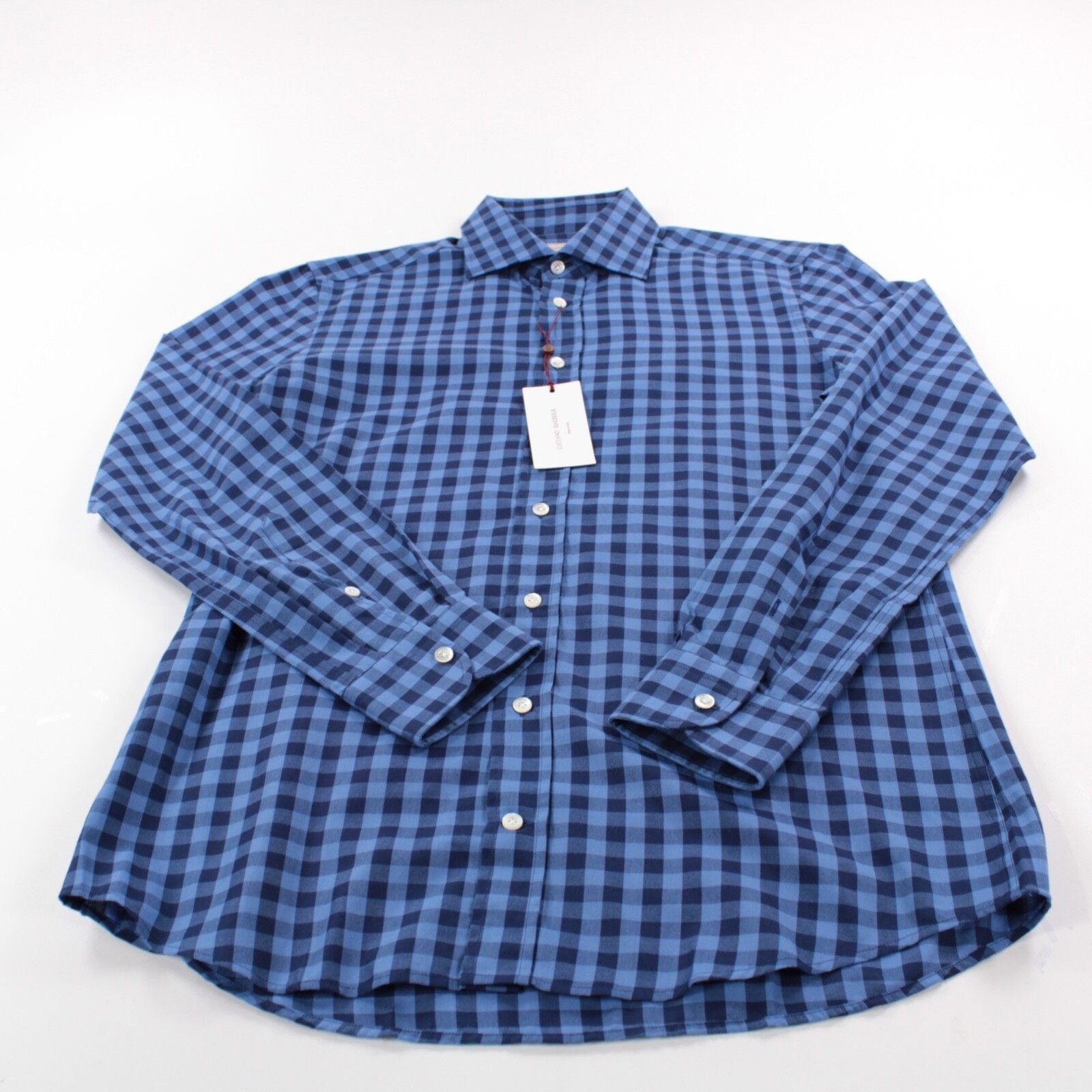 Luciano Barbera Luciano Barbera New with tags Shirt Size M US In Blue Size US M / EU 48-50 / 2 - 2 Thumbnail