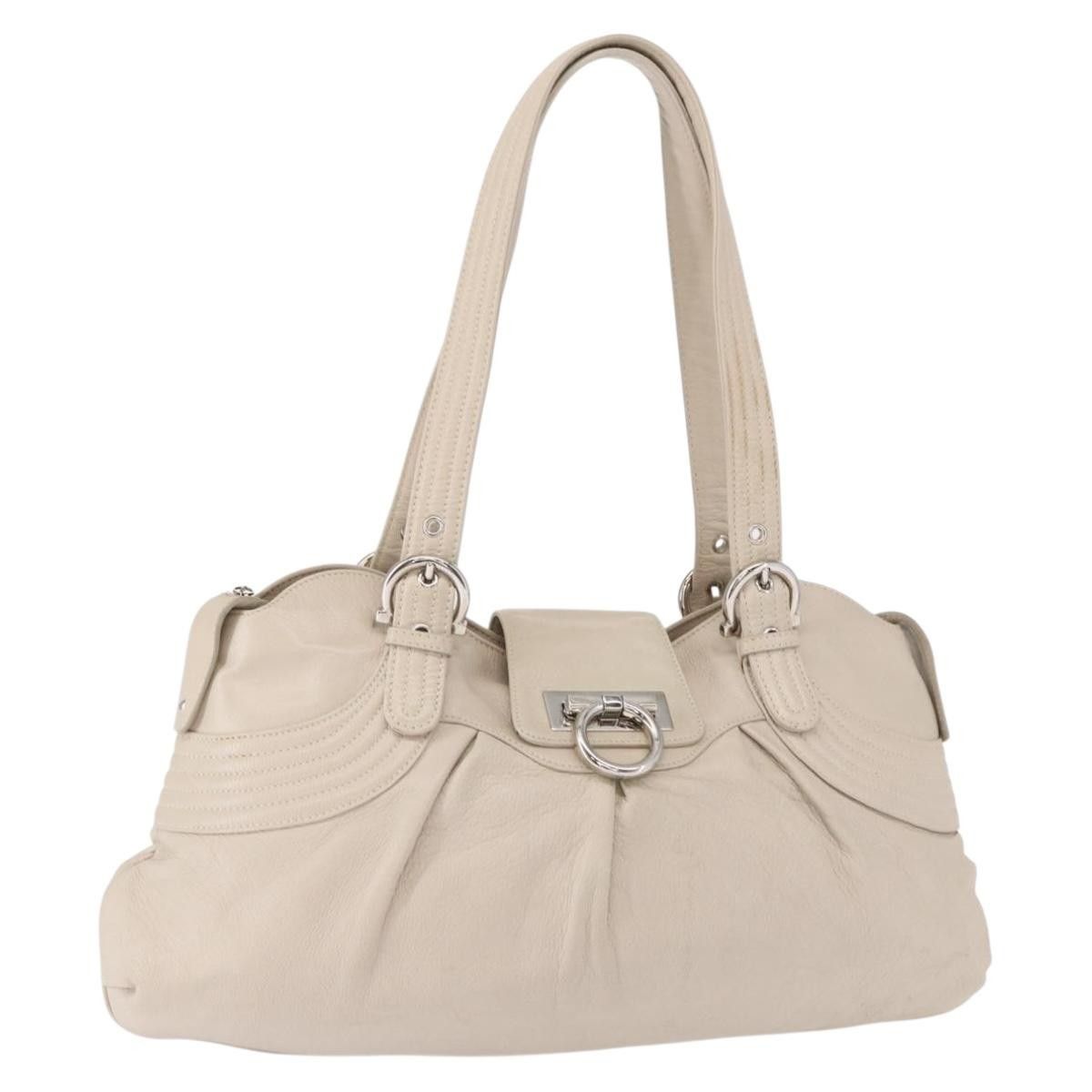 Salvatore Ferragamo Salvatore Ferragamo Gancini Shoulder Bag Leather Size ONE SIZE - 1 Thumbnail