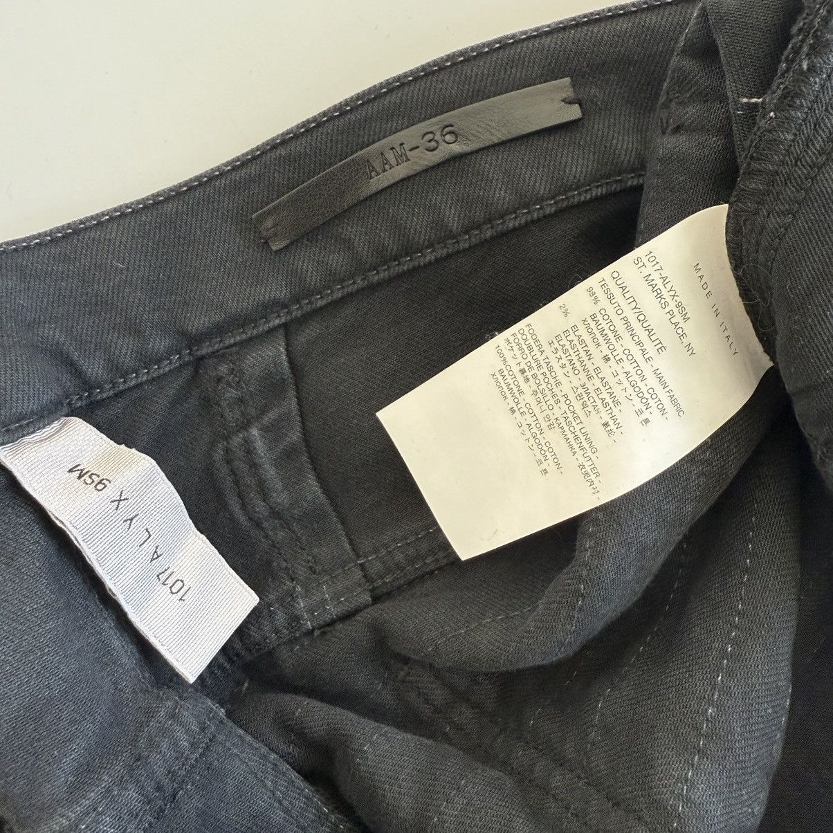 1017 ALYX 9SM × Blackmeans 1017 ALYX 9SM x Blackmeans Distressed Shaggy Jeans – Size 36 Size US 36 / EU 52 - 9 Thumbnail