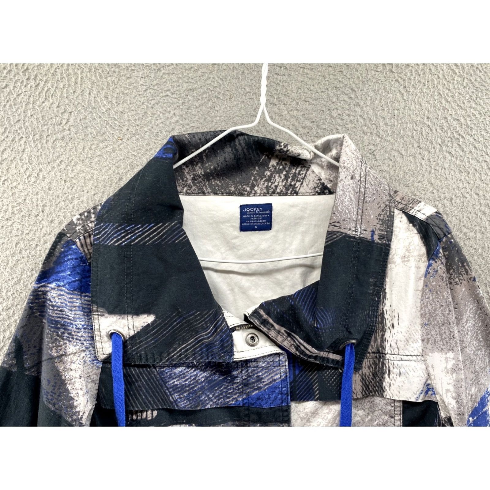Jockey Jockey Women's Abstract Full Zip Jacket in Size Small, Multicolor, Cotton Blend, Long Sleeve, Mid-Length, Casual, Regular Fit, Zip, Jacket Size S / US 4 / IT 40 - 2 Thumbnail