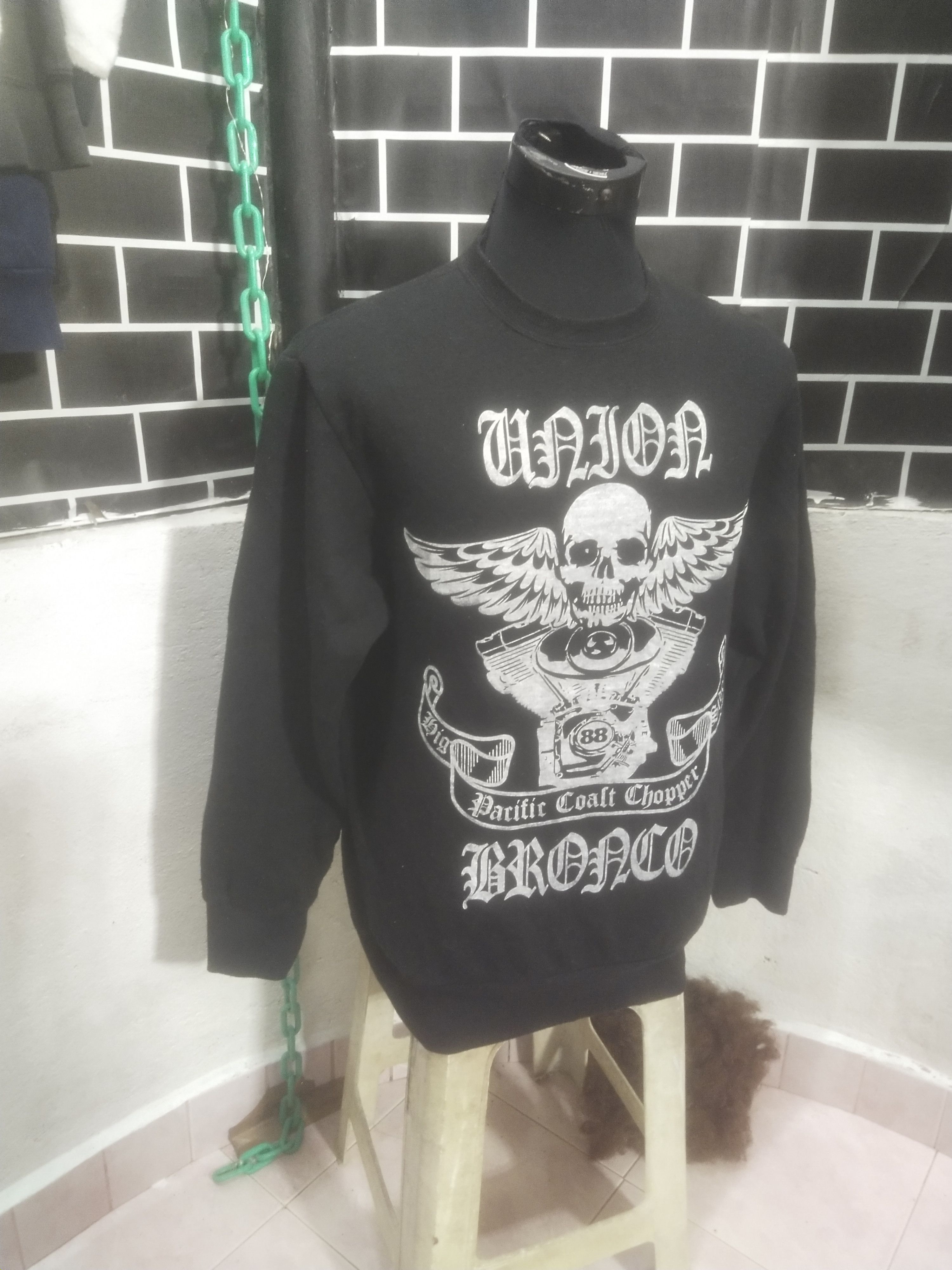 West Coast Choppers UNION BRONCO SWEASHIRT Size US L / EU 52-54 / 3 - 2 Thumbnail