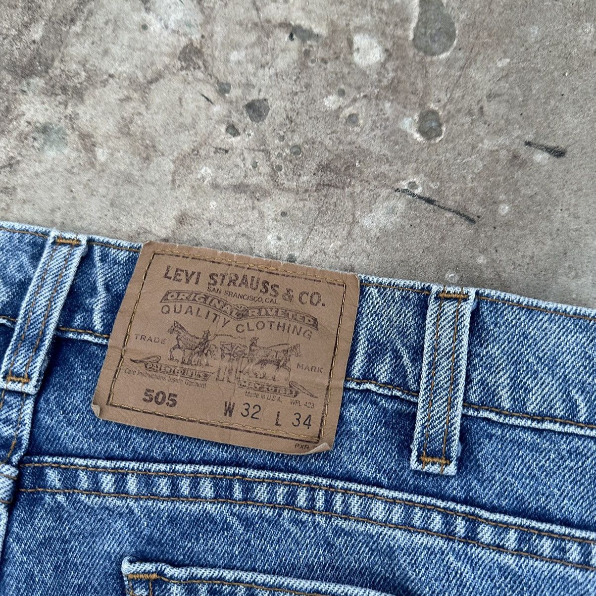 Levi's × Vintage Vintage Levi's 505 Made in USA 32x34 Size US 32 / EU 48 - 15 Thumbnail