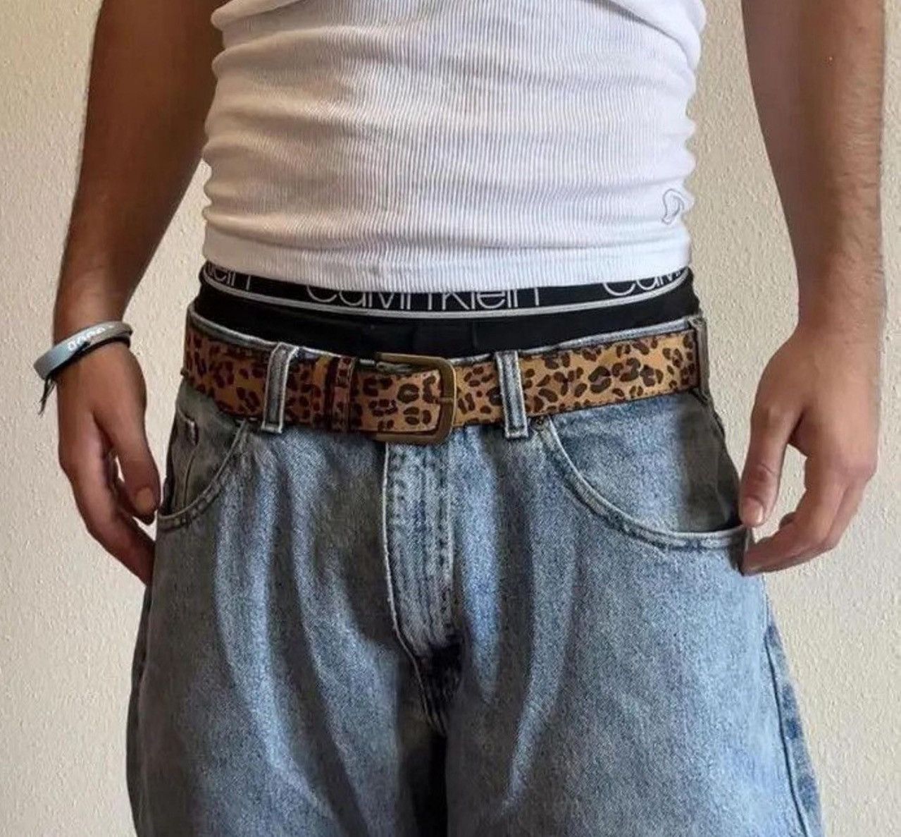 Japanese Brand y2k 2000's Leopard Cheetah Print Belt Size ONE SIZE - 1 Thumbnail