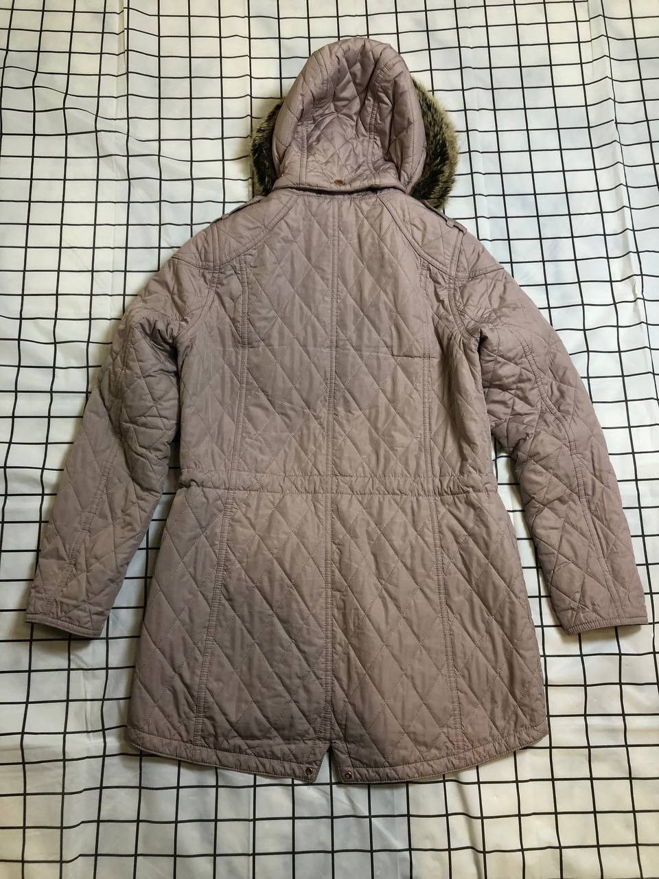 Barbour BARBOUR Womens International Latte Enduro Quilt Jacket Size M / US 6-8 / IT 42-44 - 15 Thumbnail