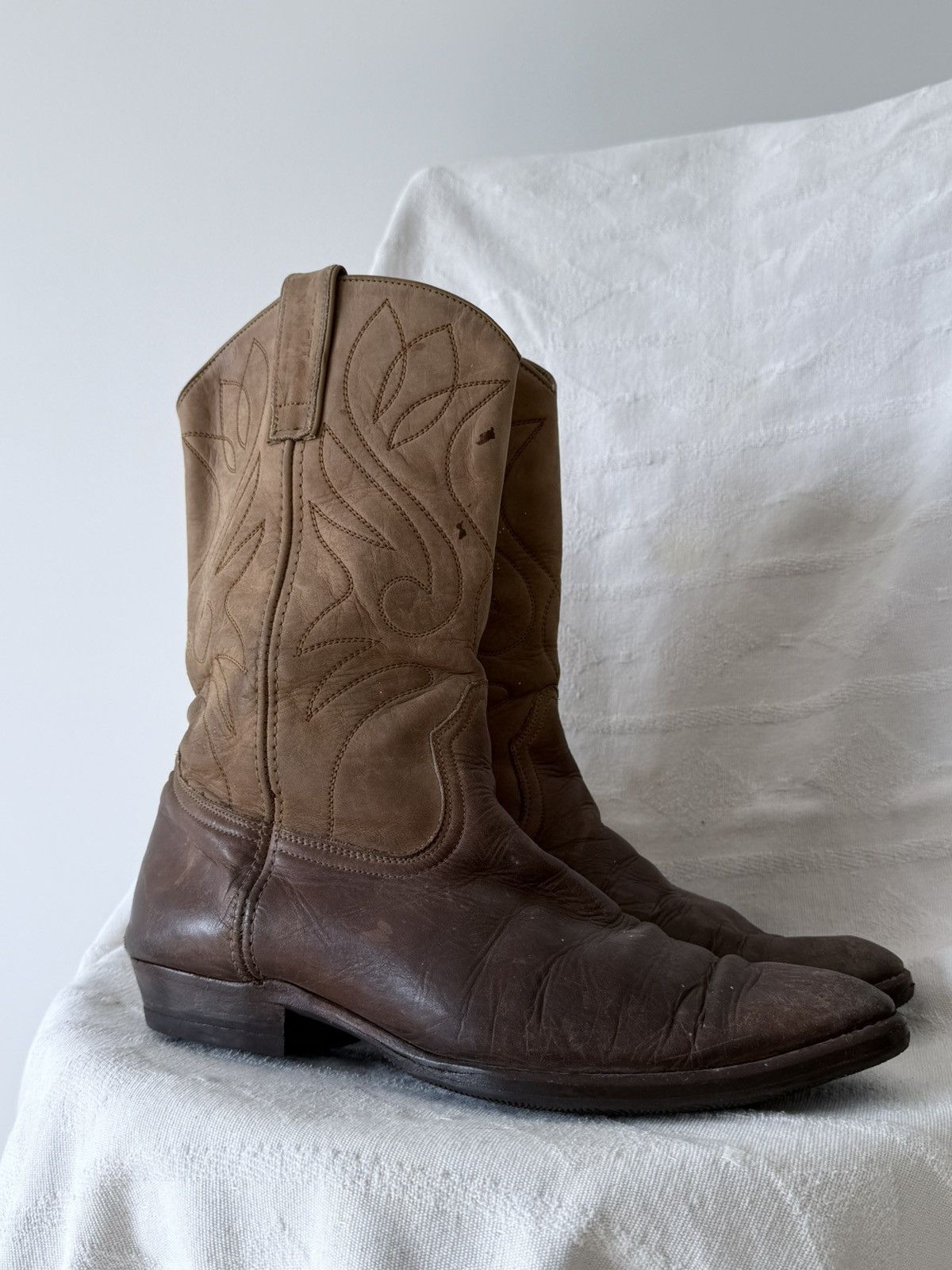 Sancho Boots Vintage Sancho Rodeo Cowboy Western Leather Boots Size US 7 / EU 40 - 1 Thumbnail