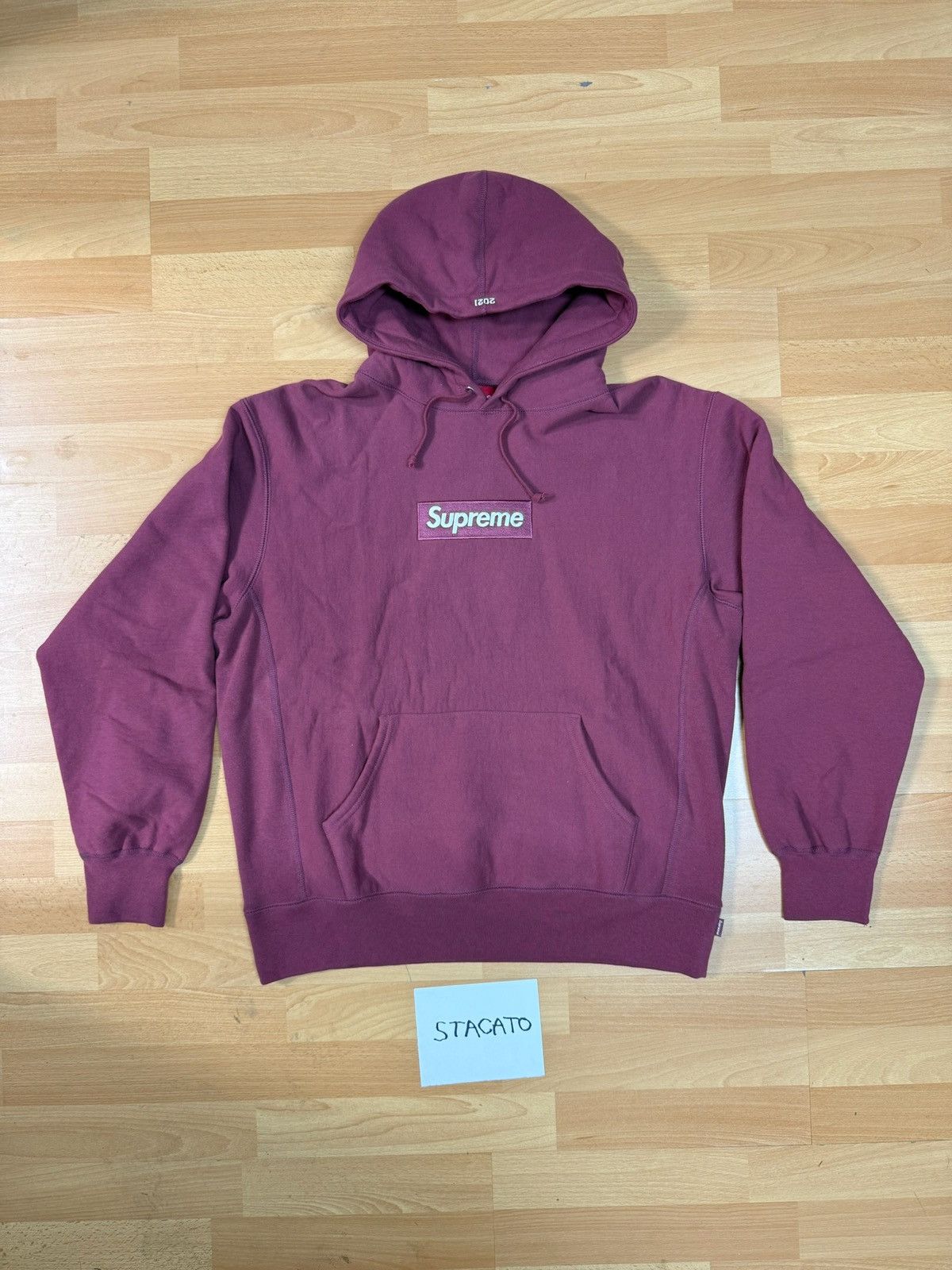 Supremeシュプリーム21FW Box Logo Hooded PLUM Ｍ Supreme Box Logo Hooded Sweatshirt (FW21) - $168