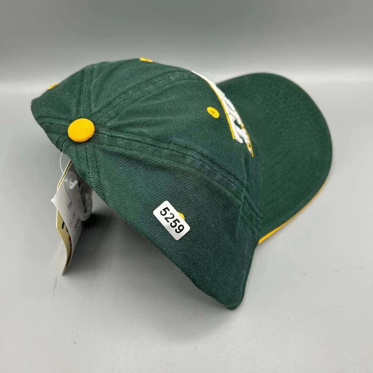 The Game Tiffin University Hat Green Yellow NCAA Strap Back Cotton Size ONE SIZE - 2 Thumbnail