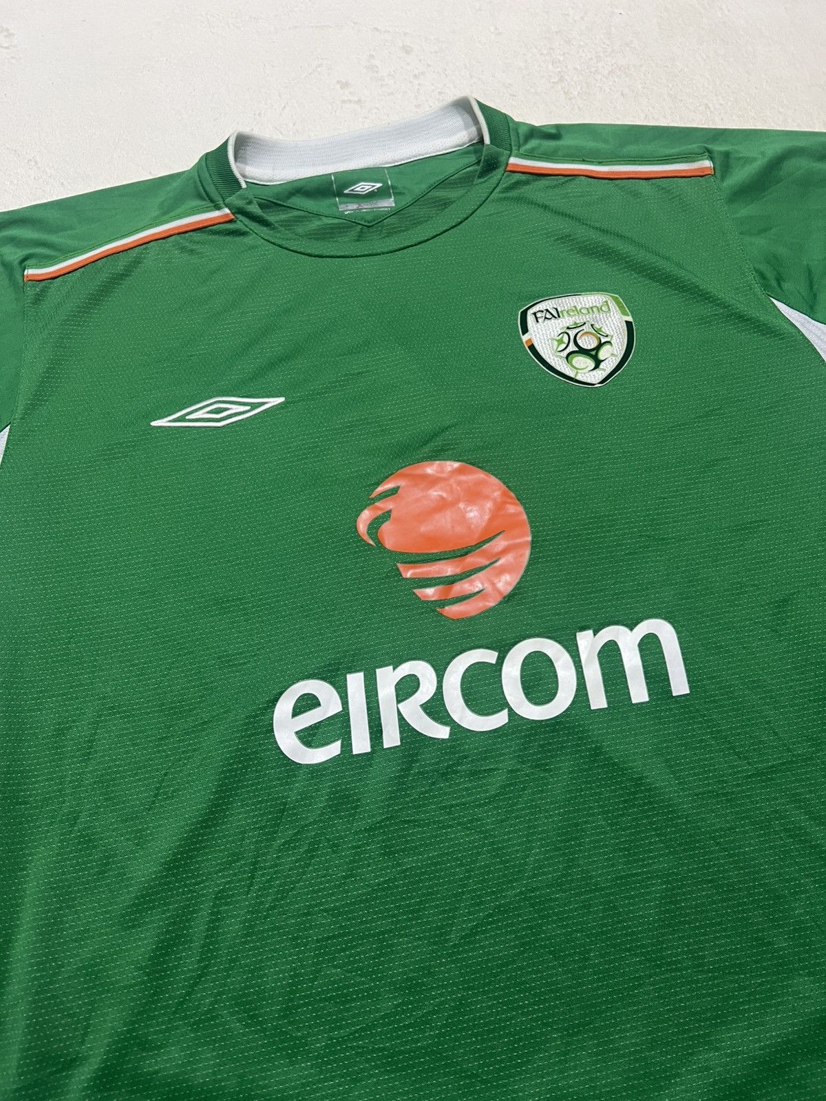 Umbro Republic of Ireland 2006 Umbro Home Jersey Long Sleeve Size US XL / EU 56 / 4 - 2 Thumbnail
