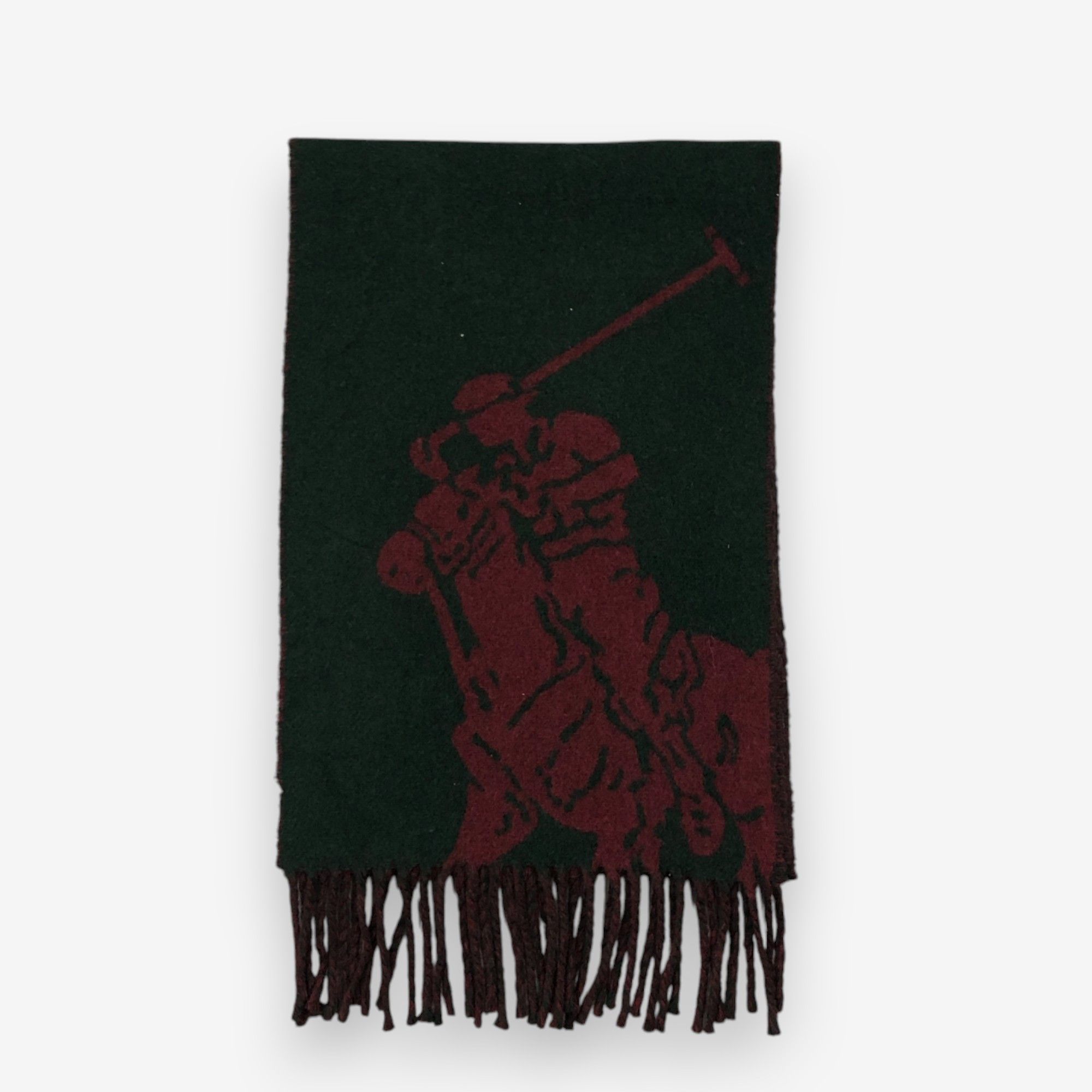 Polo Ralph Lauren Vintage Polo Ralph Lauren Scarf Muffler Wool Scarves Size ONE SIZE - 3 Thumbnail