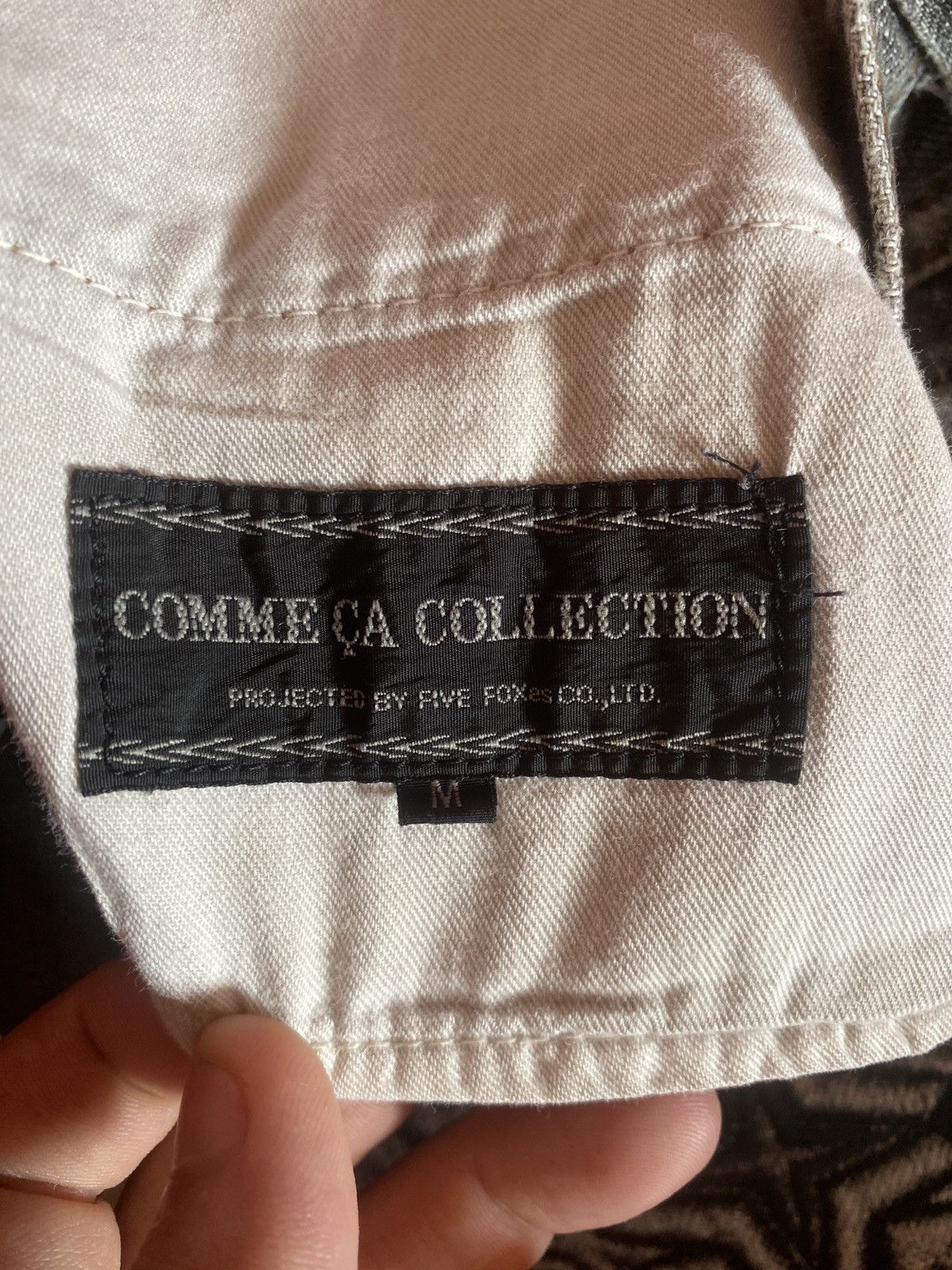 Comme Ca Ism Comme Ça Collection Grey Embroidered Pocket Jeans Y2K Style Size US 31 - 12 Thumbnail