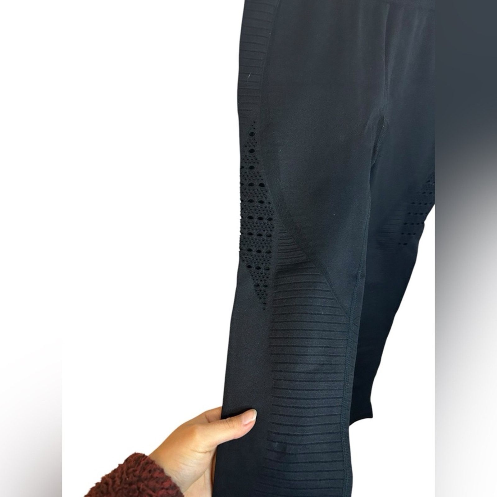Gymshark Gymshark Energy Black Seamless Leggings Size 30" / US 8 / IT 44 - 4 Thumbnail