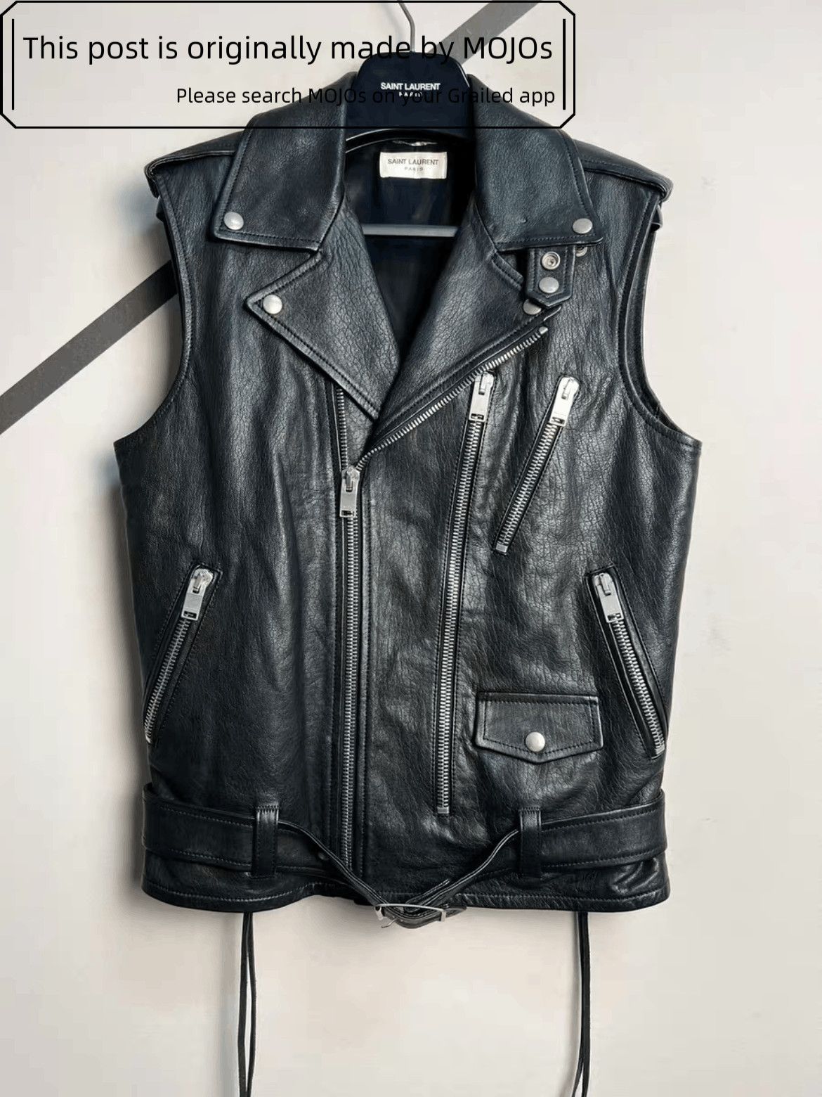 最終値下げ SAINT LAURENT PARIS レザーベスト 最終値下げ SAINT LAURENT PARIS レザーベスト - メルカリ
