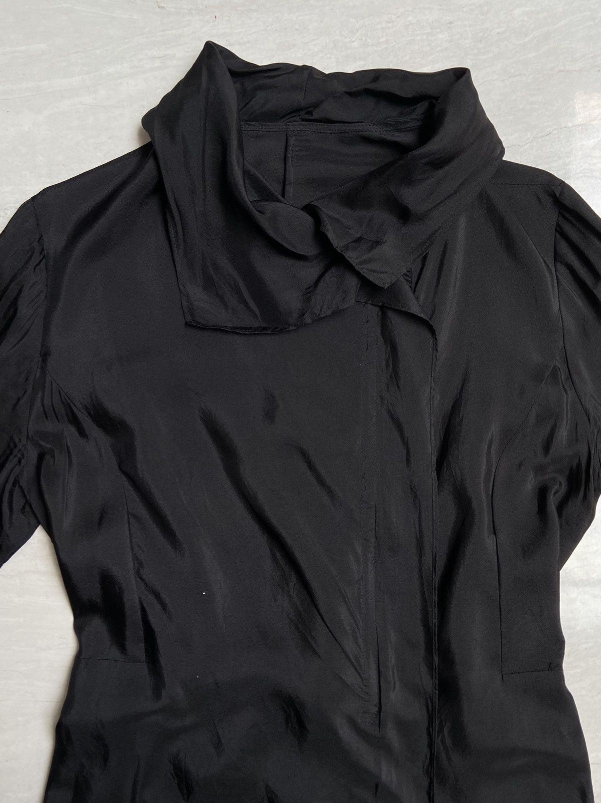 Designer × Japanese Brand BASILE 28 Black Zipper Shirt Size US XS / EU 42 / 0 - 3 Thumbnail