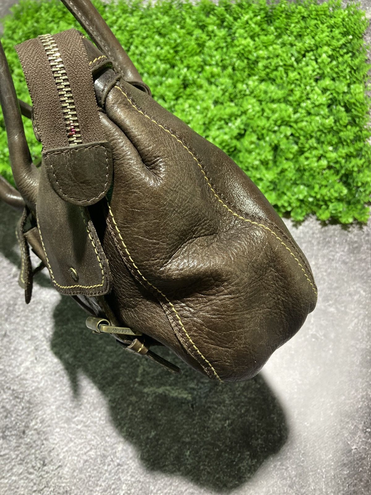 Mulberry Mulberry Roxanne Bag Chocolate Brown Darwin Leather Handbag Size ONE SIZE - 11 Thumbnail