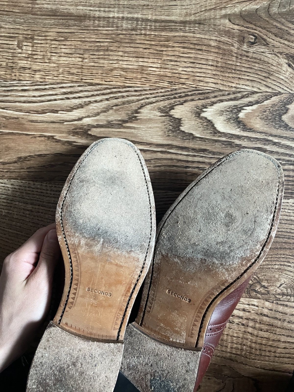 Japanese Brand Sanders UK Japan classic brown boots luxury vintage Size US 8.5 / EU 41-42 - 8 Thumbnail