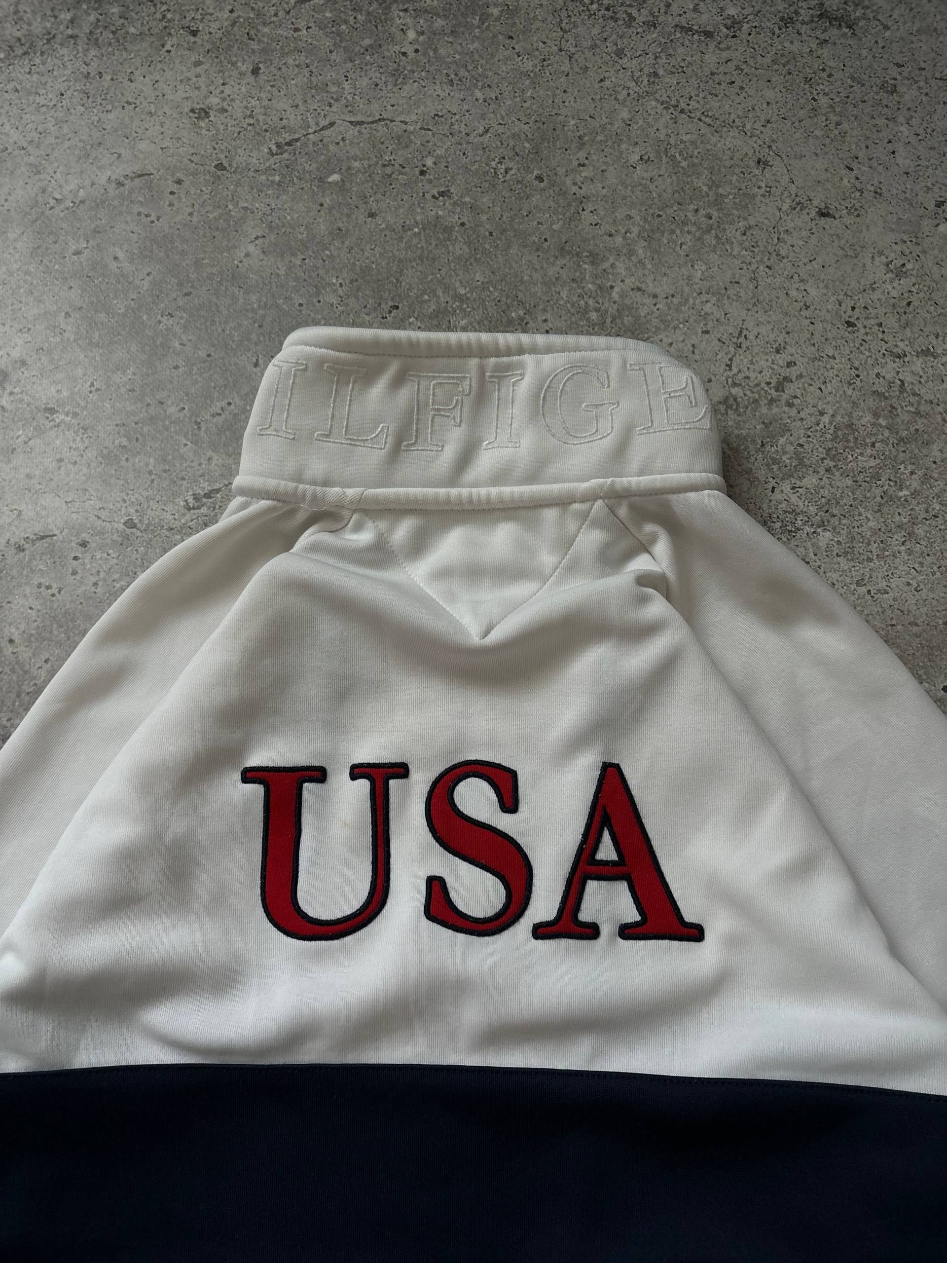 Tommy Hilfiger Vintage Tommy Hilfiger USA Logo Track Jacket chief keef Size US M / EU 48-50 / 2 - 6 Thumbnail